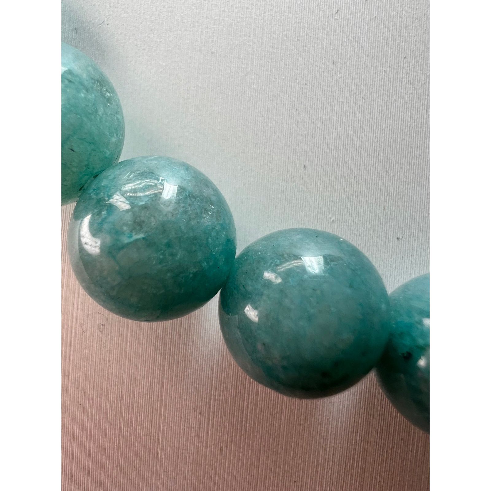 Other Dyed jadeite beaded necklace with sterling silver clasp Size ONE SIZE - 4 Thumbnail