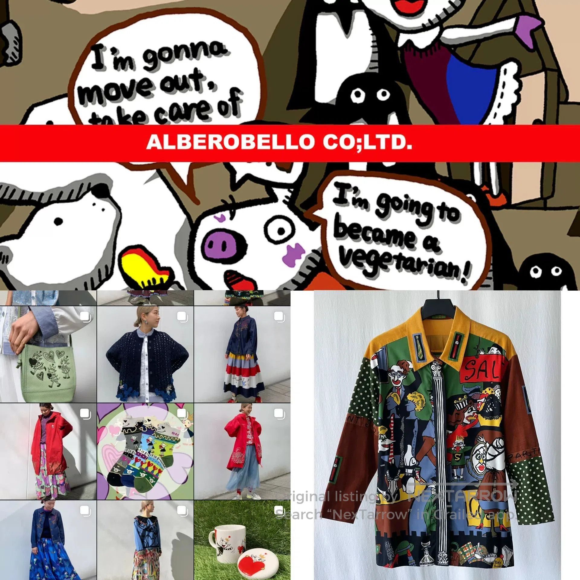 Japanese Brand Vintage Mixed-Material Retro Shirt. Size M / US 6-8 / IT 42-44 - 3 Thumbnail