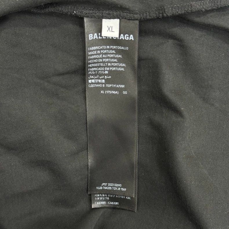 Balenciaga Balenciaga Make old holes and design Sanskrit printed shor Size US XL / EU 56 / 4 - 5 Thumbnail