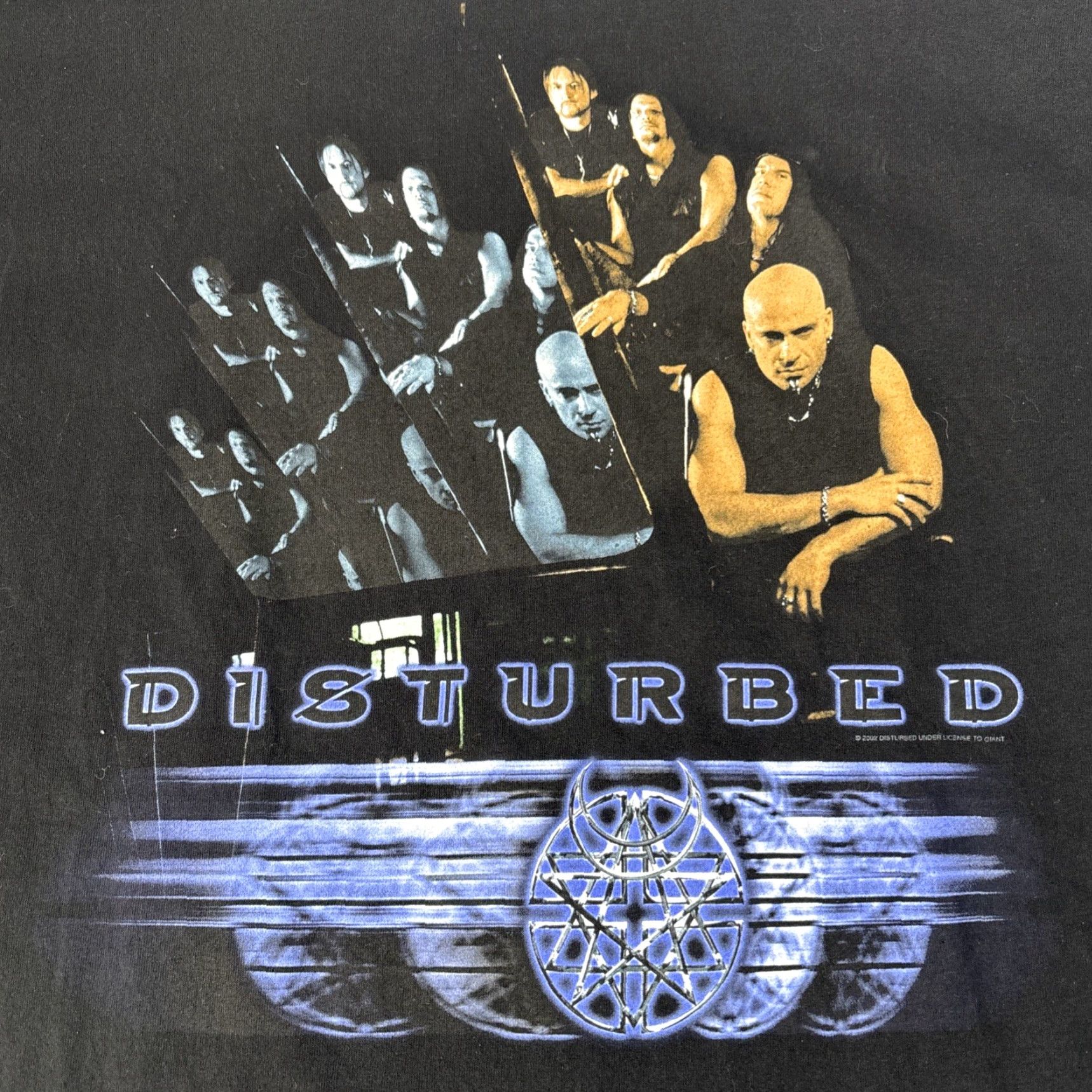 Vintage VINTAGE Disturbed Believe Album Rock Band Shirt XL Black Giant XL Shirt Men Short Sleeve Crew Neck 2002 Band Music Rock Mens Size US XL / EU 56 / 4 - 2 Thumbnail