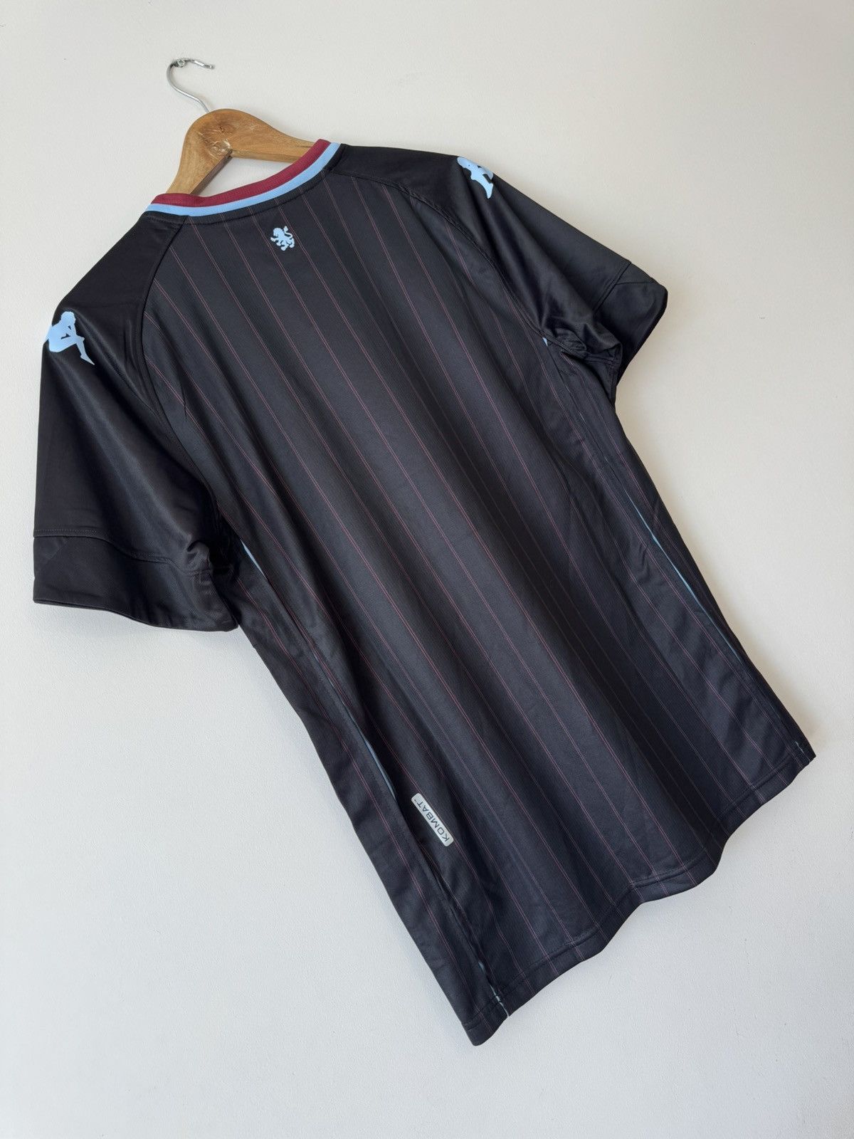 Kappa NWT Aston Villa 2020-2021 Away Soccer Jersey Football Shirt Size US L / EU 52-54 / 3 - 8 Thumbnail