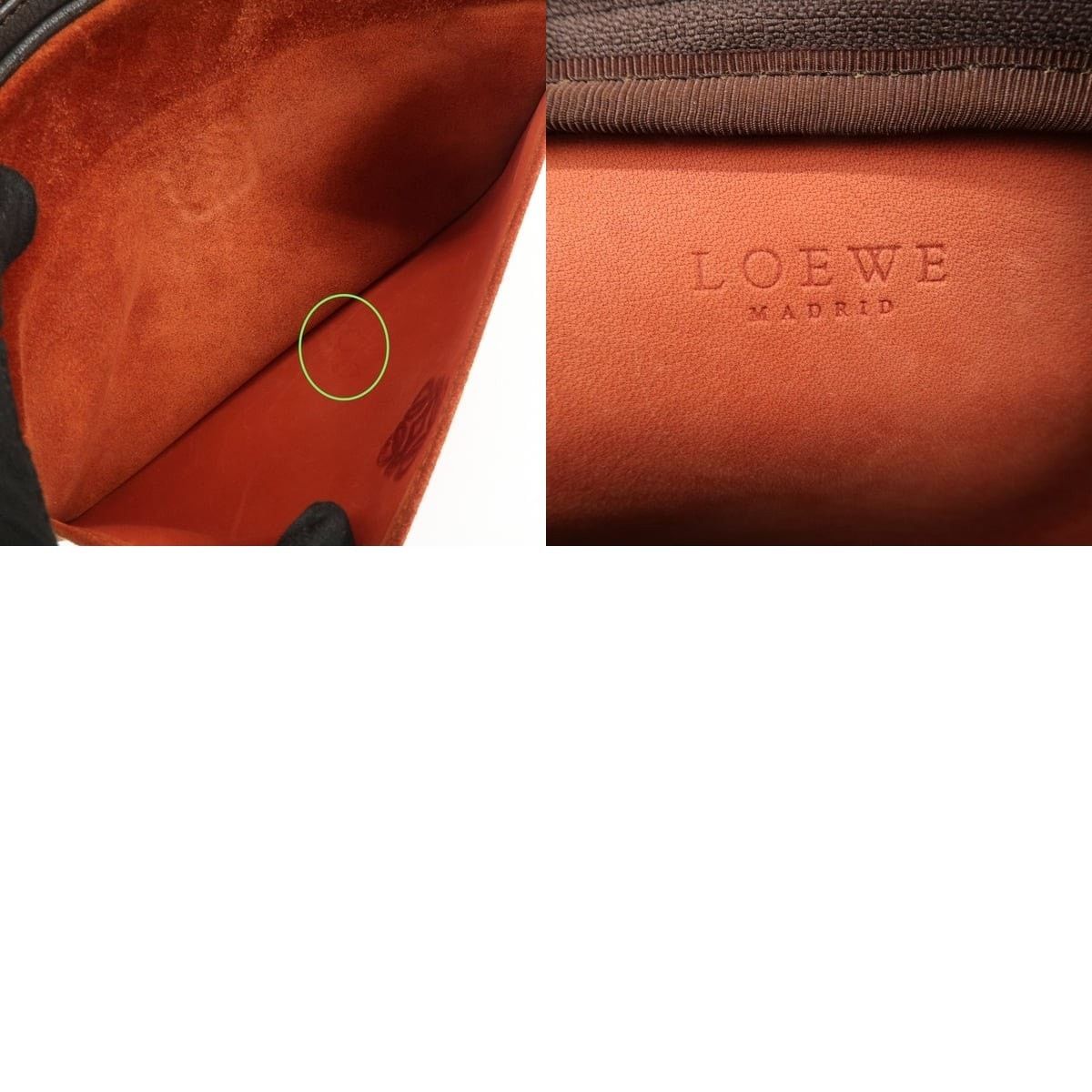 Loewe Loewe Anagram Suede Crossbody Bag Brown Size ONE SIZE - 8 Thumbnail