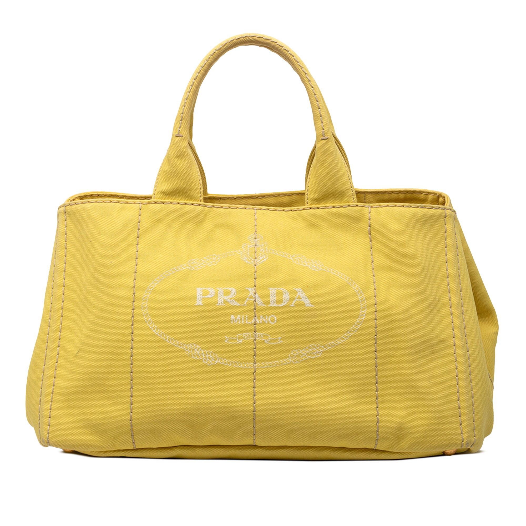 Prada Large Canvas Canapa Logo Satchel Size ONE SIZE - 1 Thumbnail