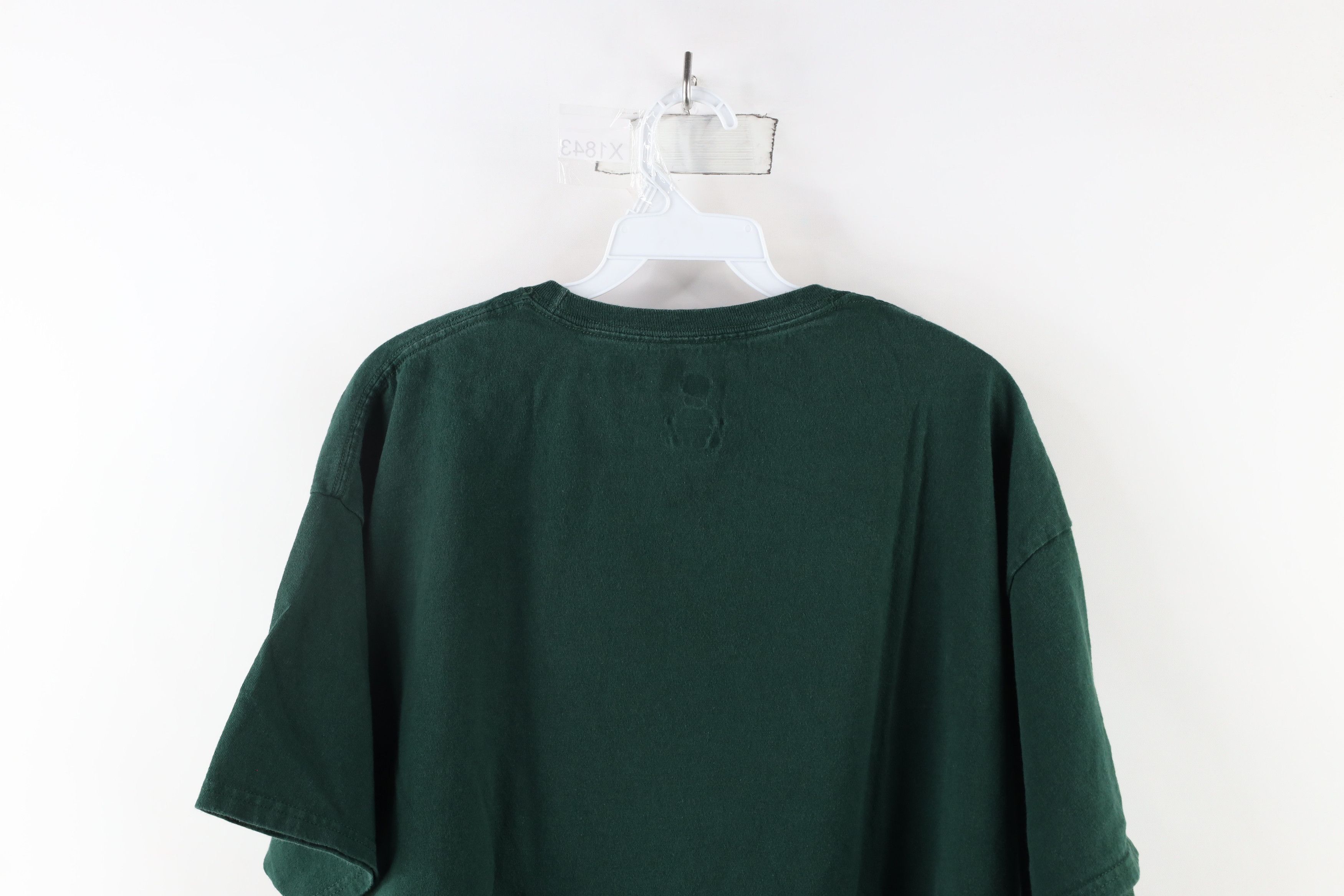 Vintage Streetwear Notre Dame University Football T-Shirt Green Size US XL / EU 56 / 4 - 7 Thumbnail