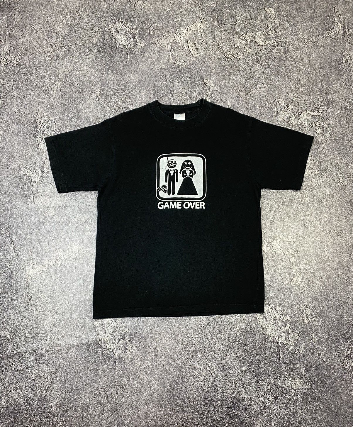 If Six Was Nine Y2K HUMOR Game Over Vintage T-shirt Hype Streetwear Size US L / EU 52-54 / 3 - 1 Thumbnail