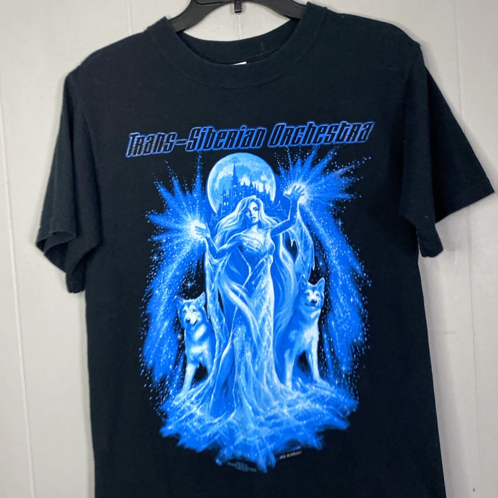 Anvil VINTAGE Trans Siberian Orchestra Winter Tour 2005 Shirt Adult Small S Black Anvil T-Shirt Crew Neck Short Sleeve Double-Sided Band Music Mens Size US S / EU 44-46 / 1 - 7 Thumbnail