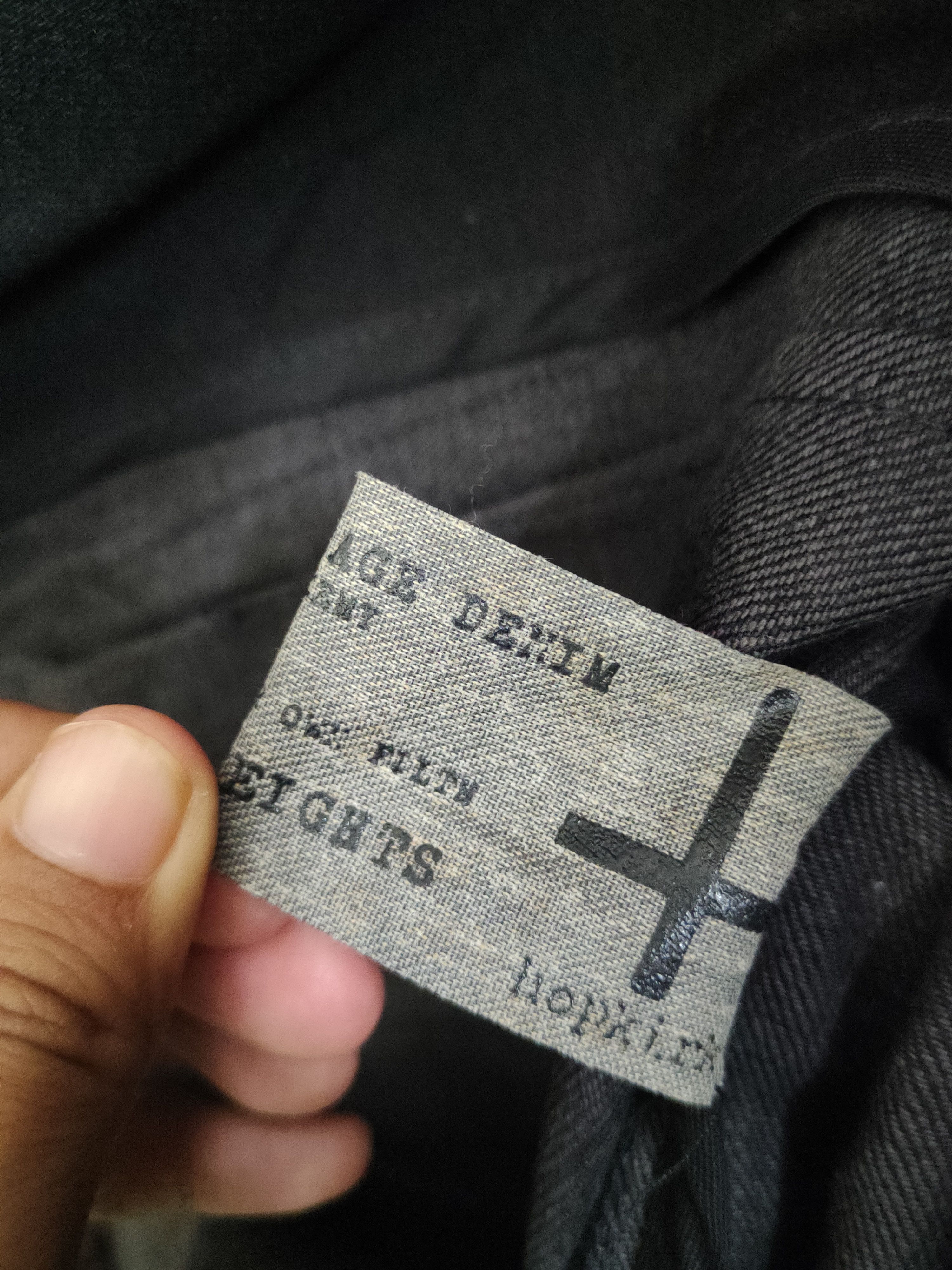 Vintage DL Hopki.rk Black Denim selvedge Jackets #2688 Size US M / EU 48-50 / 2 - 10 Thumbnail
