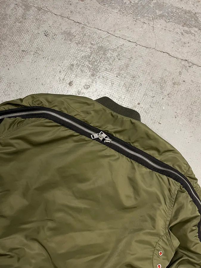 Diesel Diesel Olive Multi-Pocket Back Zip Olive Cargo Bomber Jacket Size US M / EU 48-50 / 2 - 9 Thumbnail