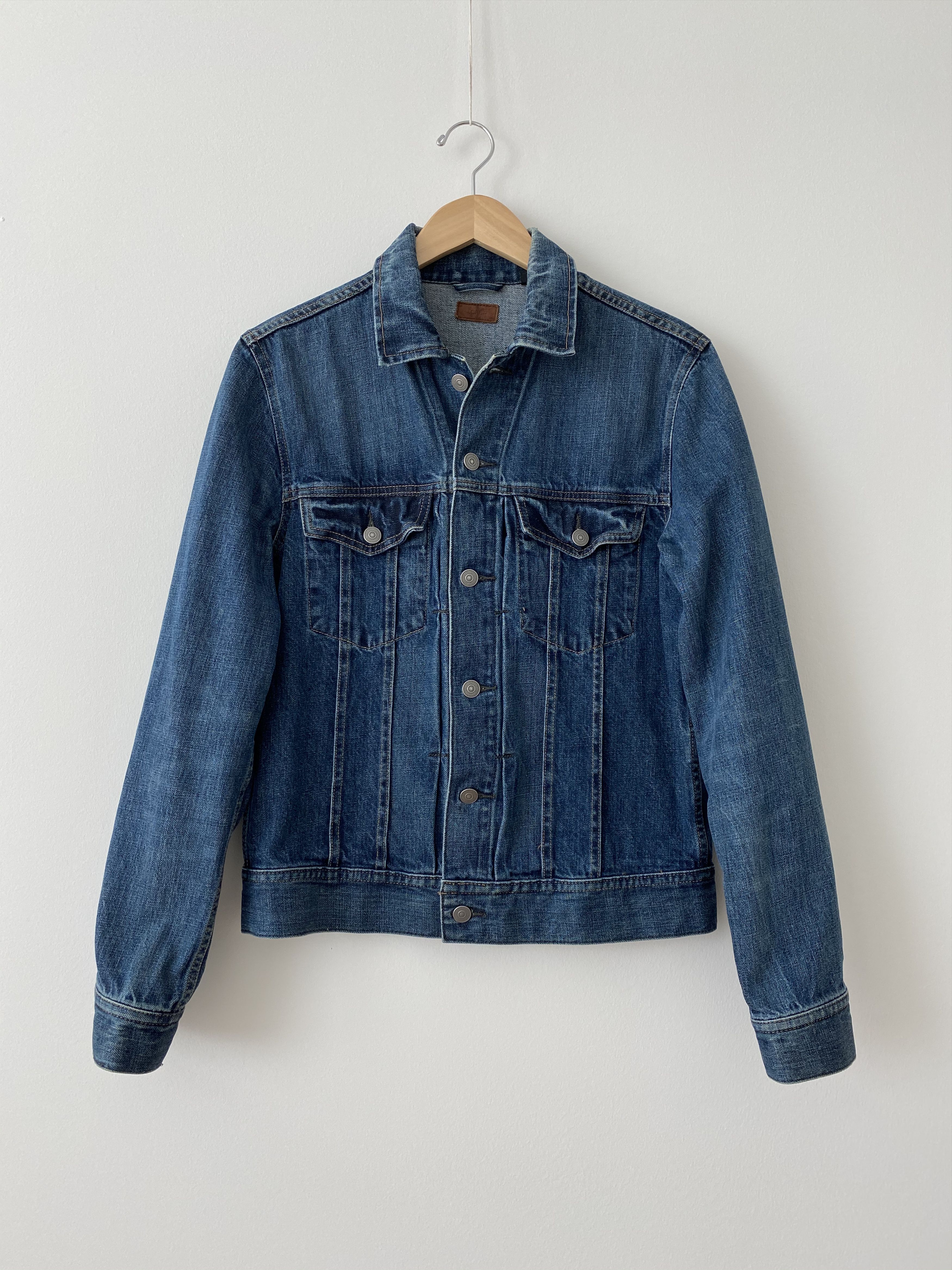 J.Crew Medium Blue Wash Denim Jacket Size US S / EU 44-46 / 1 - 1 Thumbnail