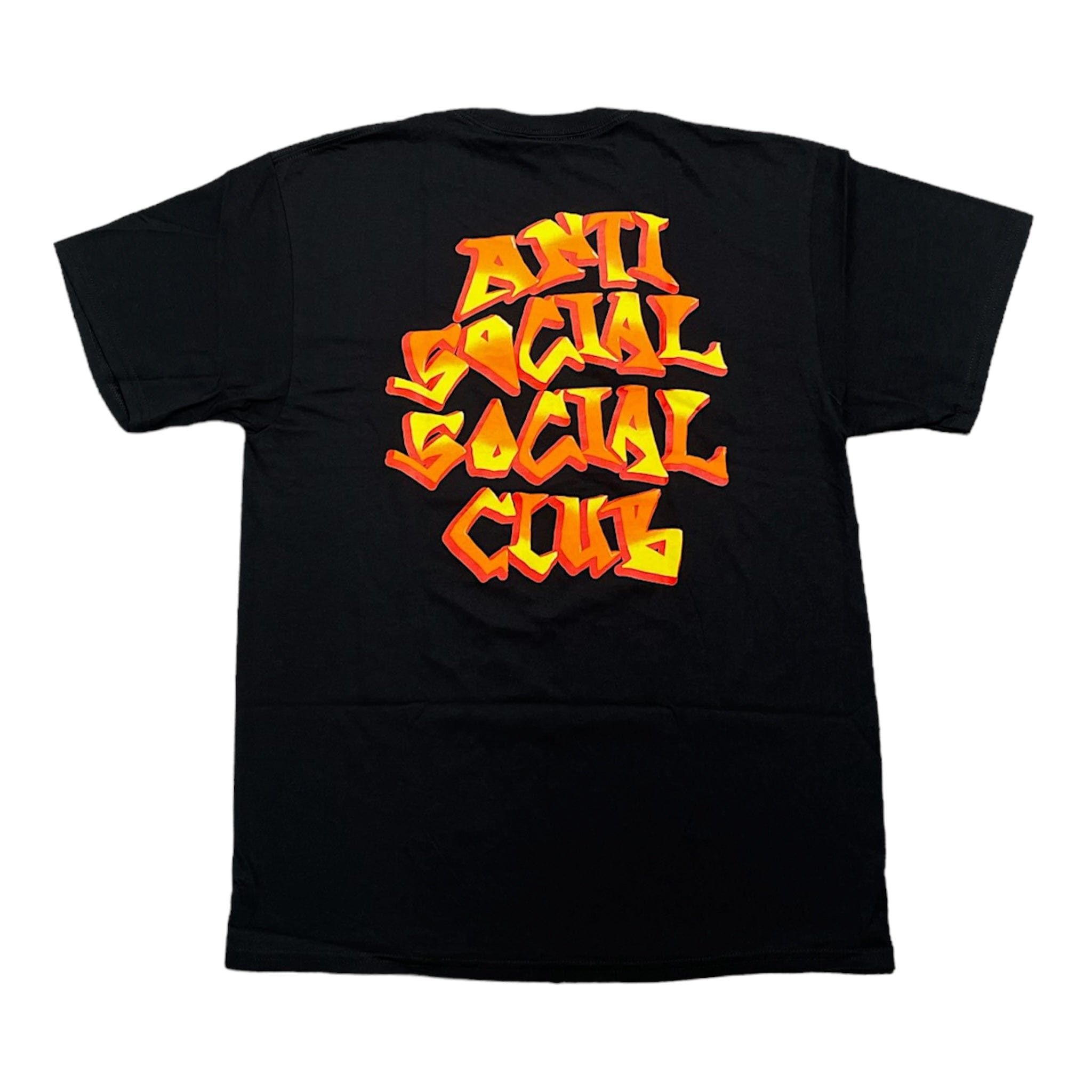Anti Social Social Club Low Brow Logo Short Sleeve Tee Shirt Black Orange Multi Size US M / EU 48-50 / 2 - 1 Thumbnail