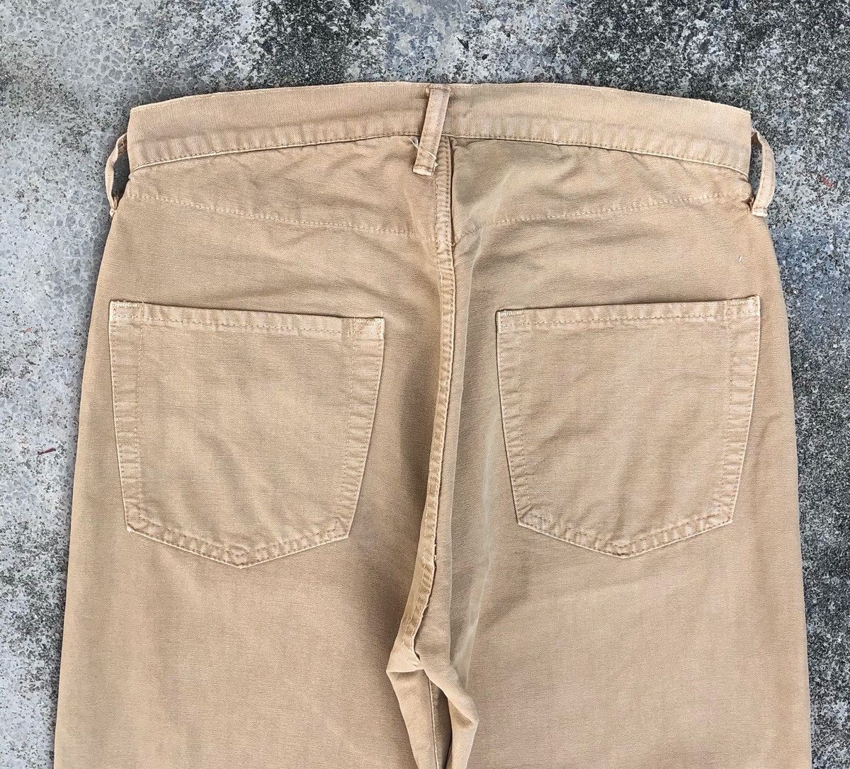 45rpm Vintage 45rpm Denim Straight Leg Jeans Khaki Made in Japan Size US 30 / EU 46 - 7 Thumbnail