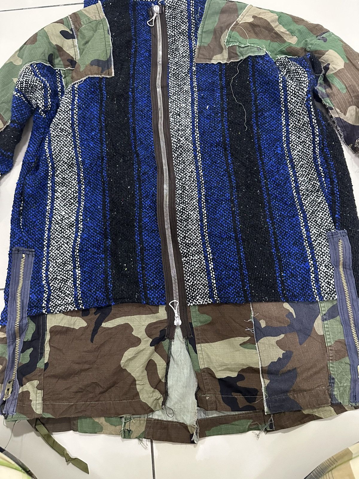 Other Cardigan Kimono Style Patchwork Custom Design With Hoodie Size US L / EU 52-54 / 3 - 10 Thumbnail