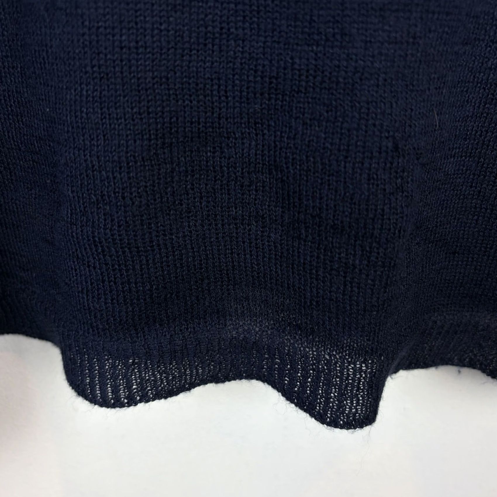 Ralph Lauren LRL Ralph Lauren Sweater Womens One Size Blue Lightweight Preppy Coastal Shawl Layer Size ONE SIZE - 5 Thumbnail