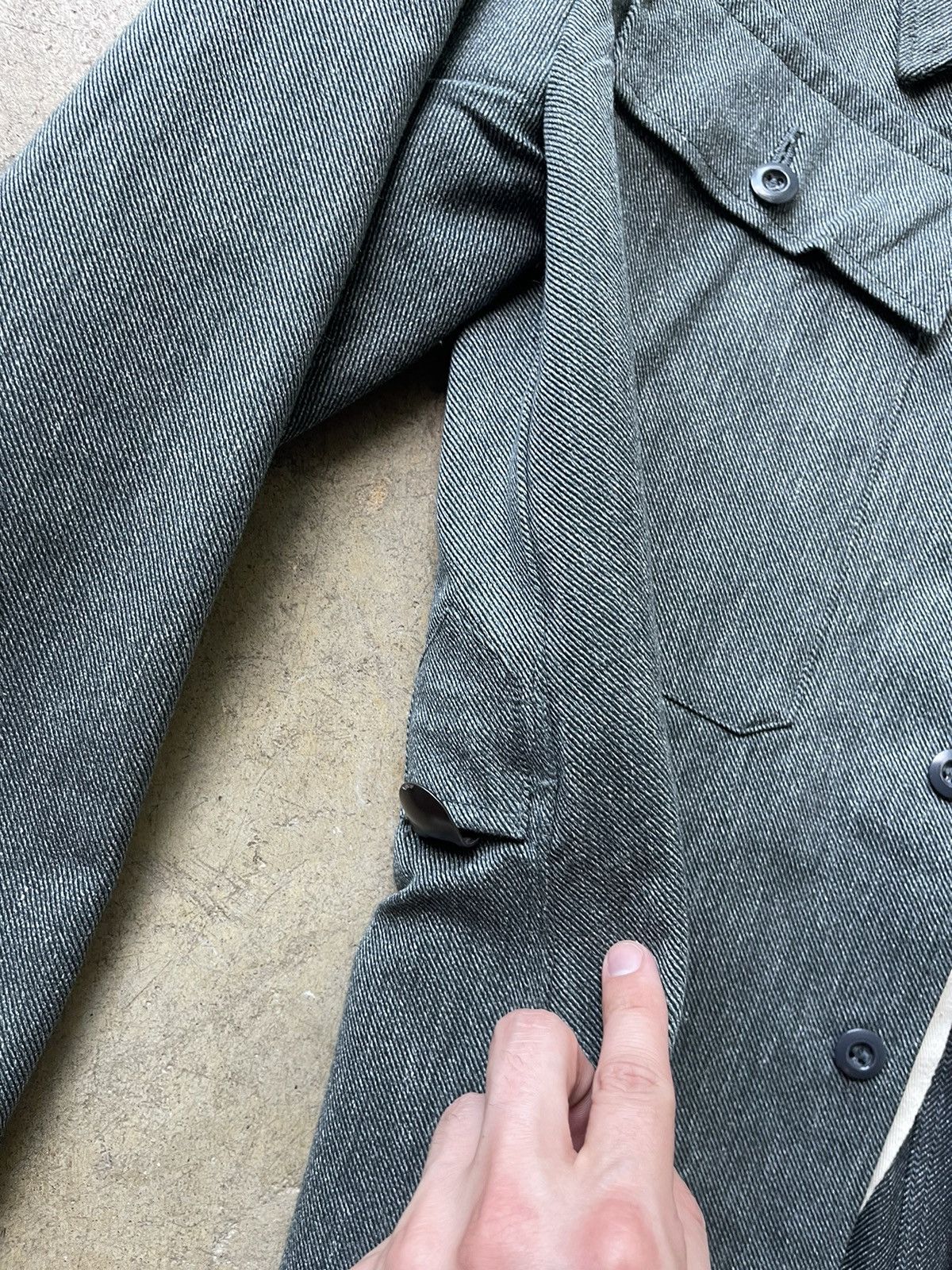 Vintage Vintage Swiss Army Work Jacket Size US L / EU 52-54 / 3 - 3 Thumbnail