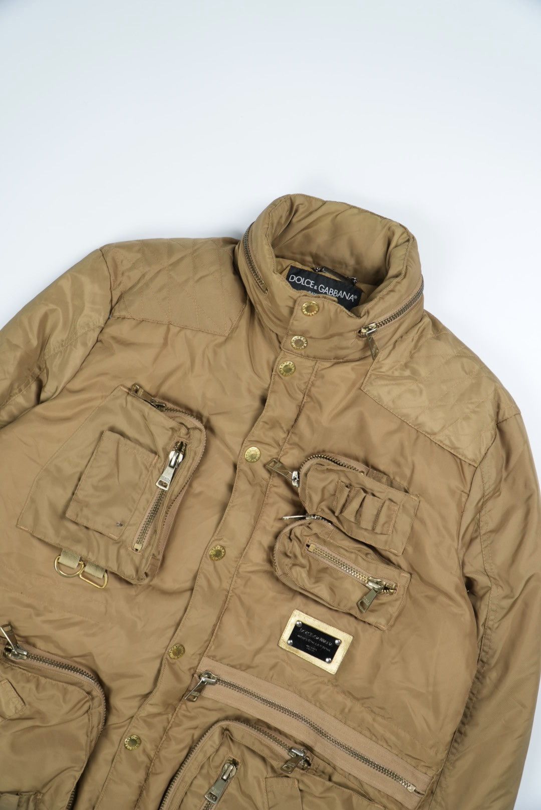Dolce & Gabbana Dolce & Gabbana Convertible Cargo Multi-Pocket Field Jacket Size US XL / EU 56 / 4 - 4 Thumbnail
