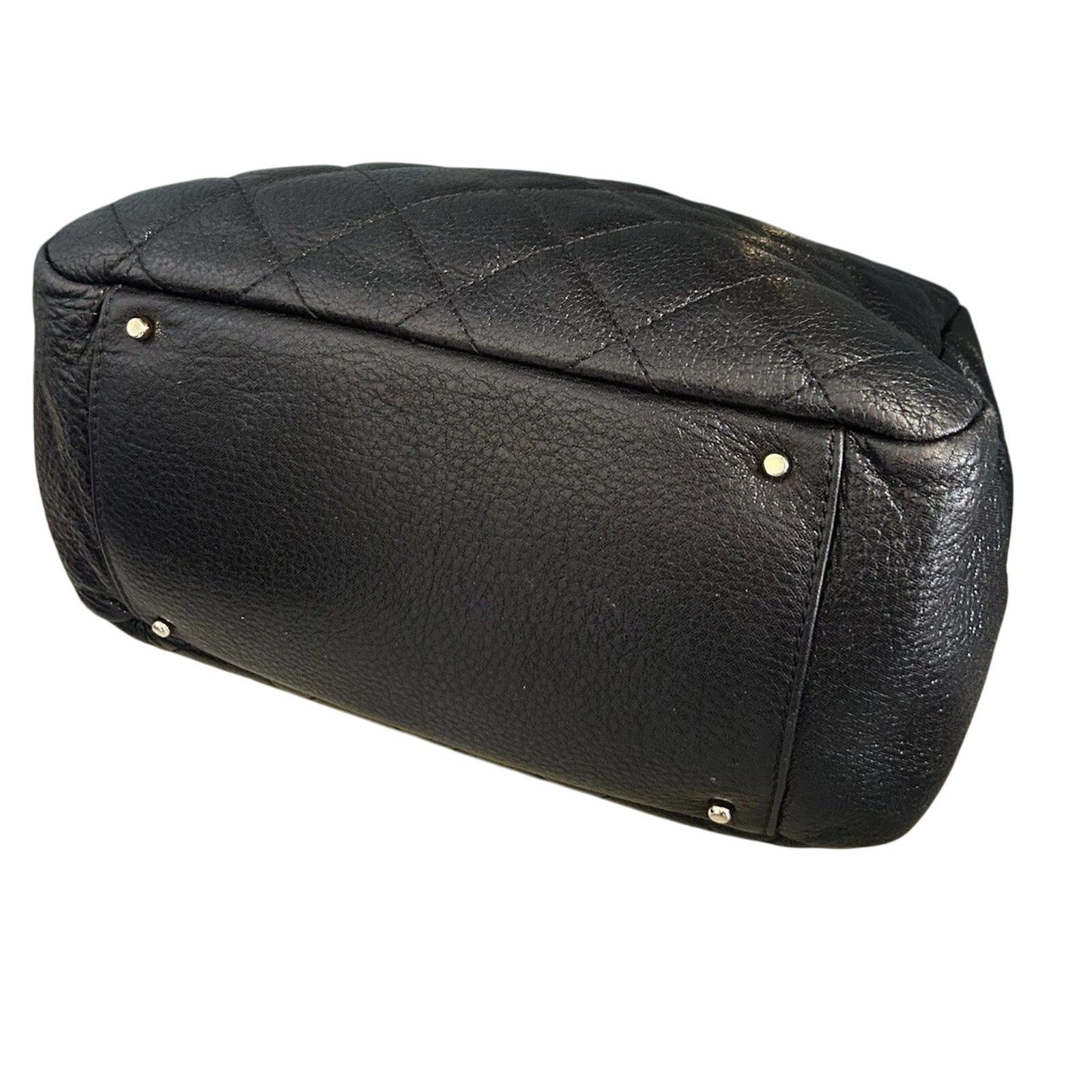 Kate Spade Kate Spade Black Metallic Quilted Leather Shimmer Bag Size ONE SIZE - 16 Thumbnail