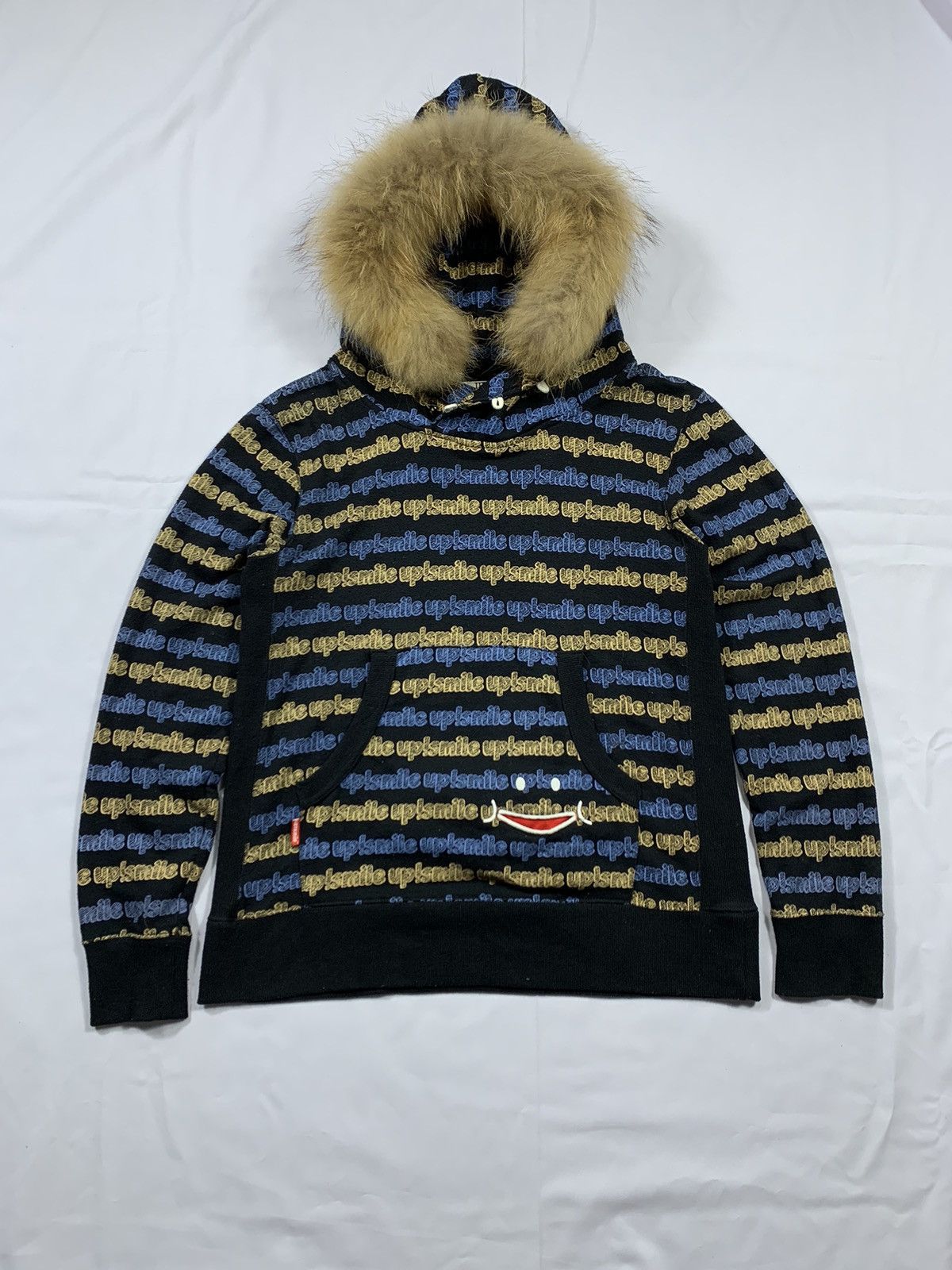 If Six Was Nine × Japanese Brand × Le Grande Bleu (L.G.B.) UPSMILE FULL PRINT JAPAN FAUX FUR HOODIE IFSIXWAS NINE STYLE Size US M / EU 48-50 / 2 - 1 Thumbnail