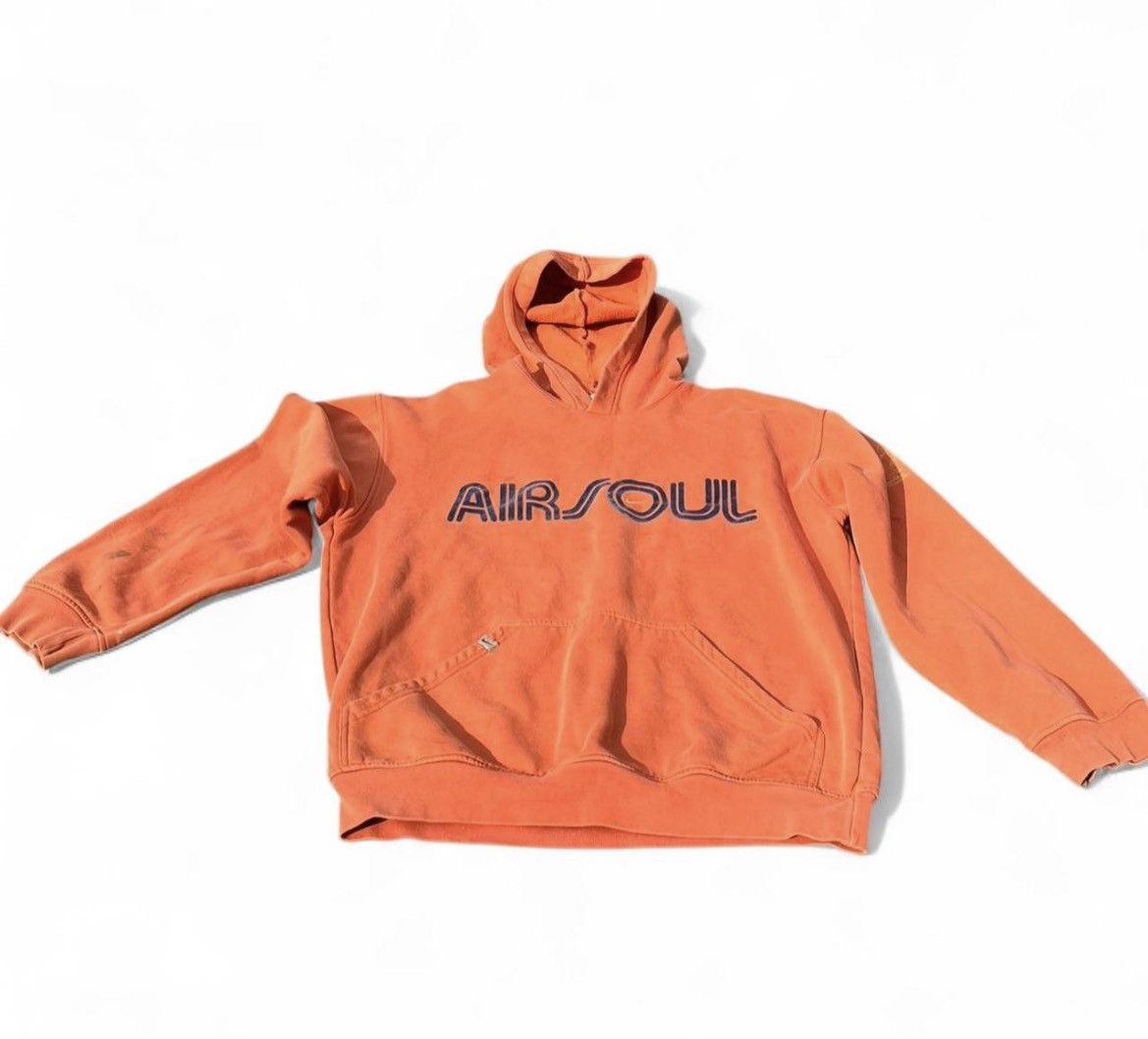 Nike Vintage Nike AirSoul Orange Pullover Hoodie - Size Large Size US L / EU 52-54 / 3 - 7 Thumbnail