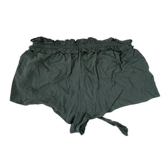 Other California Waves Olive Swim Cover-Up Shorts Size 30" / US 8 / IT 44 - 3 Thumbnail