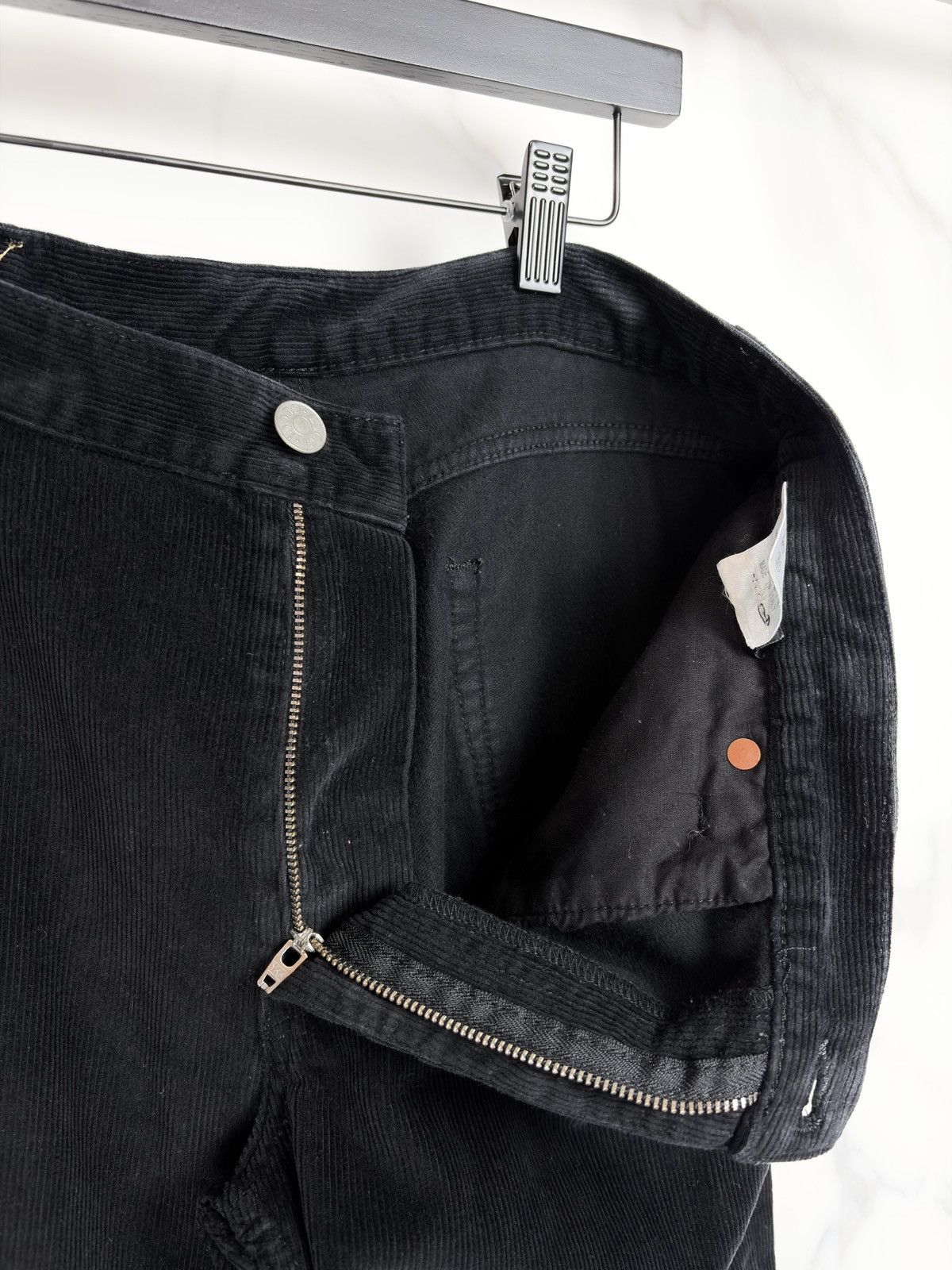 Gucci Gucci Tom Ford Leather Patch Bootcut Corduroy Jeans Black Size US 30 / EU 46 - 6 Thumbnail