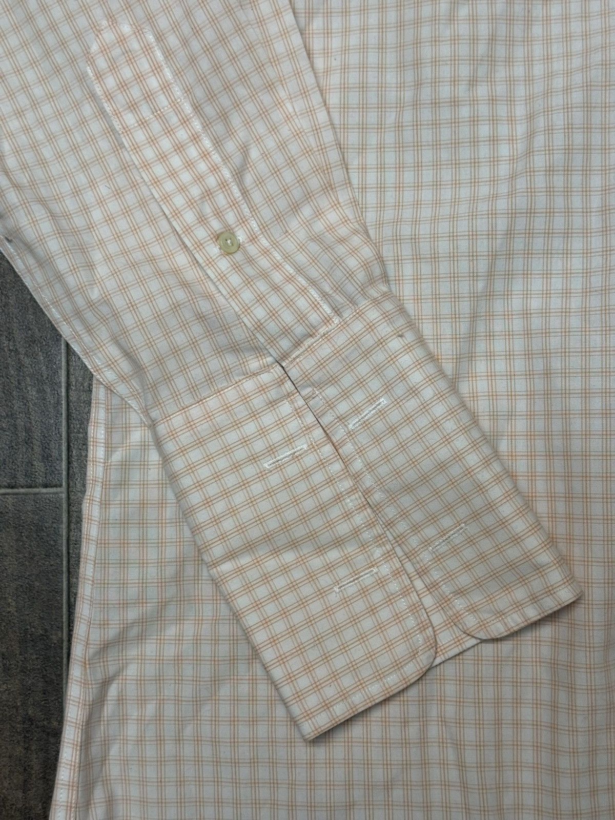 Paul Fredrick Paul Fredrick Non-Iron Two-Ply Cotton Broadcloth Shirt Size US M / EU 48-50 / 2 - 2 Thumbnail