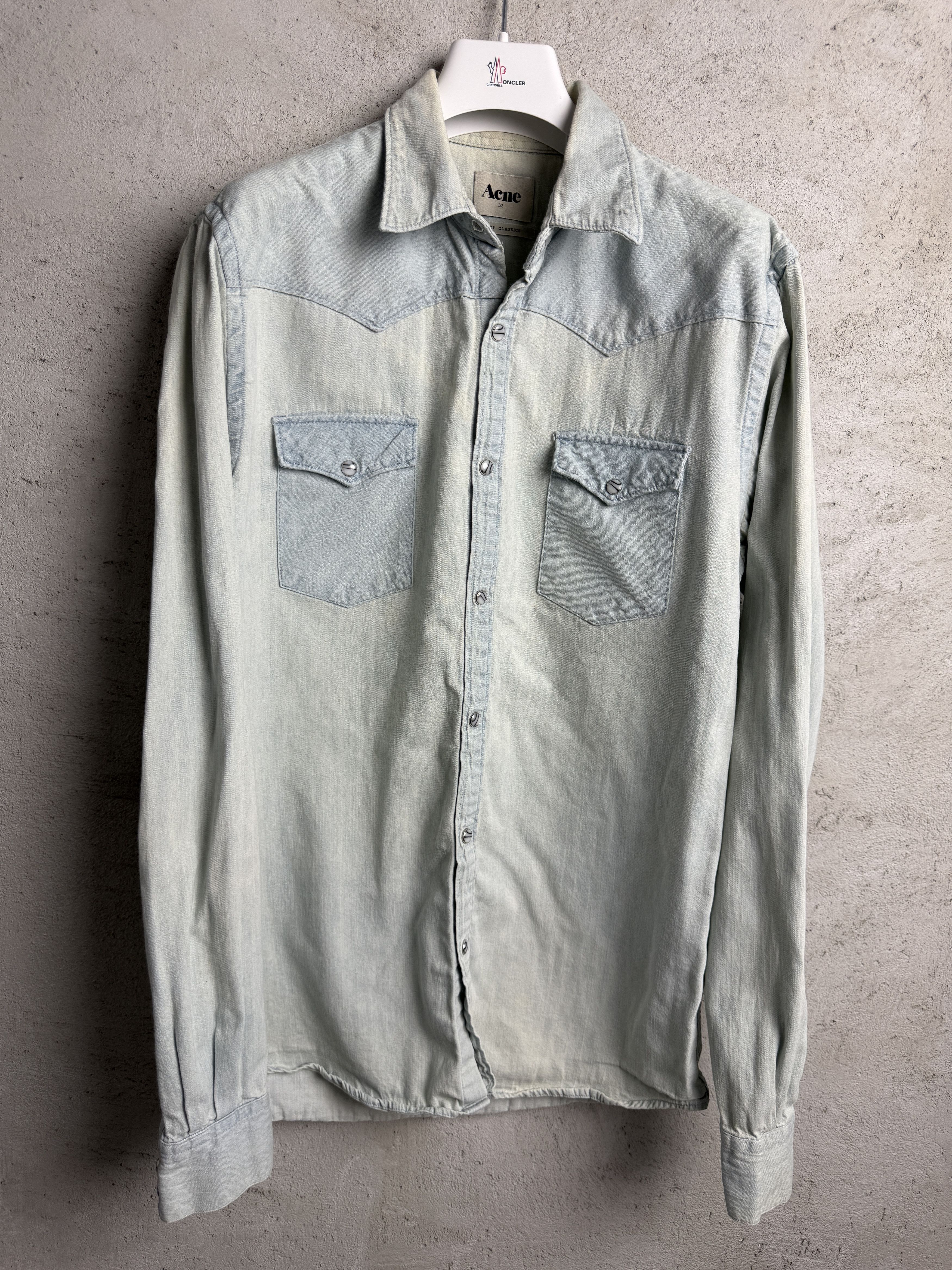 Acne Studios Acne Pop Western SS10 vintage denim button ups shirt Size US L / EU 52-54 / 3 - 1 Thumbnail