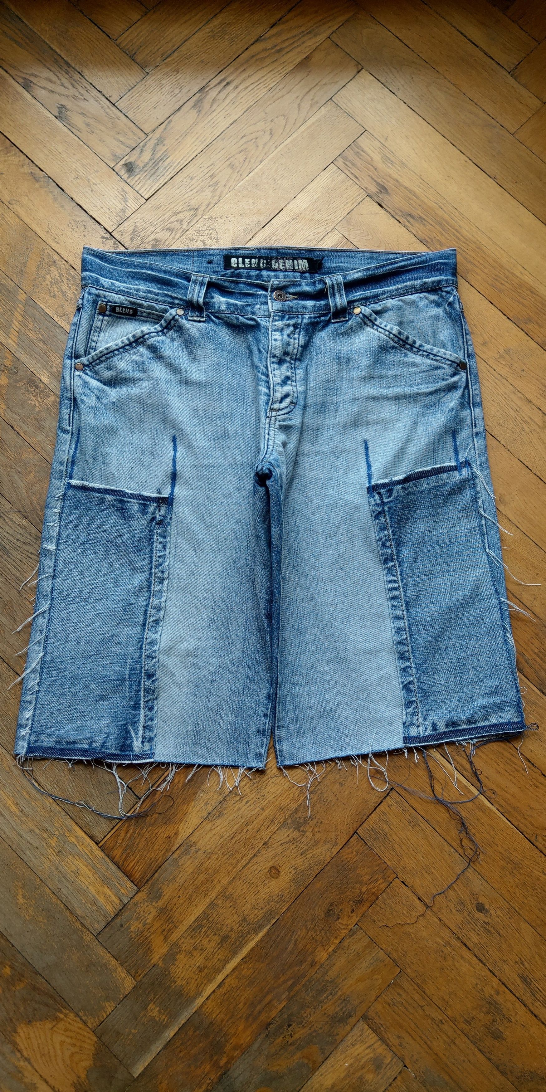 Japanese Brand × Vintage Custom Reworked Shorts Pants Reconstruct Loose Grunge Baggy Size US 33 - 1 Thumbnail