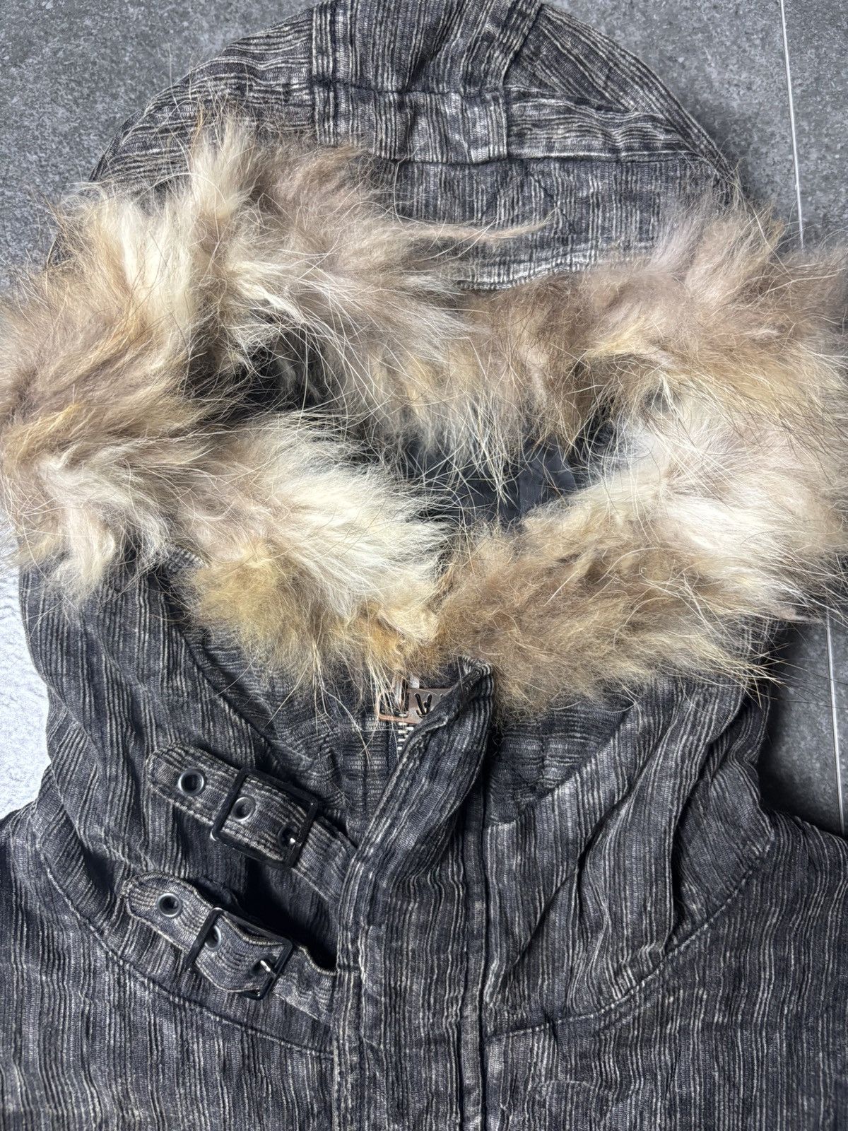 In The Attic 2000s In The Attic Corduroy Gimmick Faux Fur Jacket Size US L / EU 52-54 / 3 - 5 Thumbnail