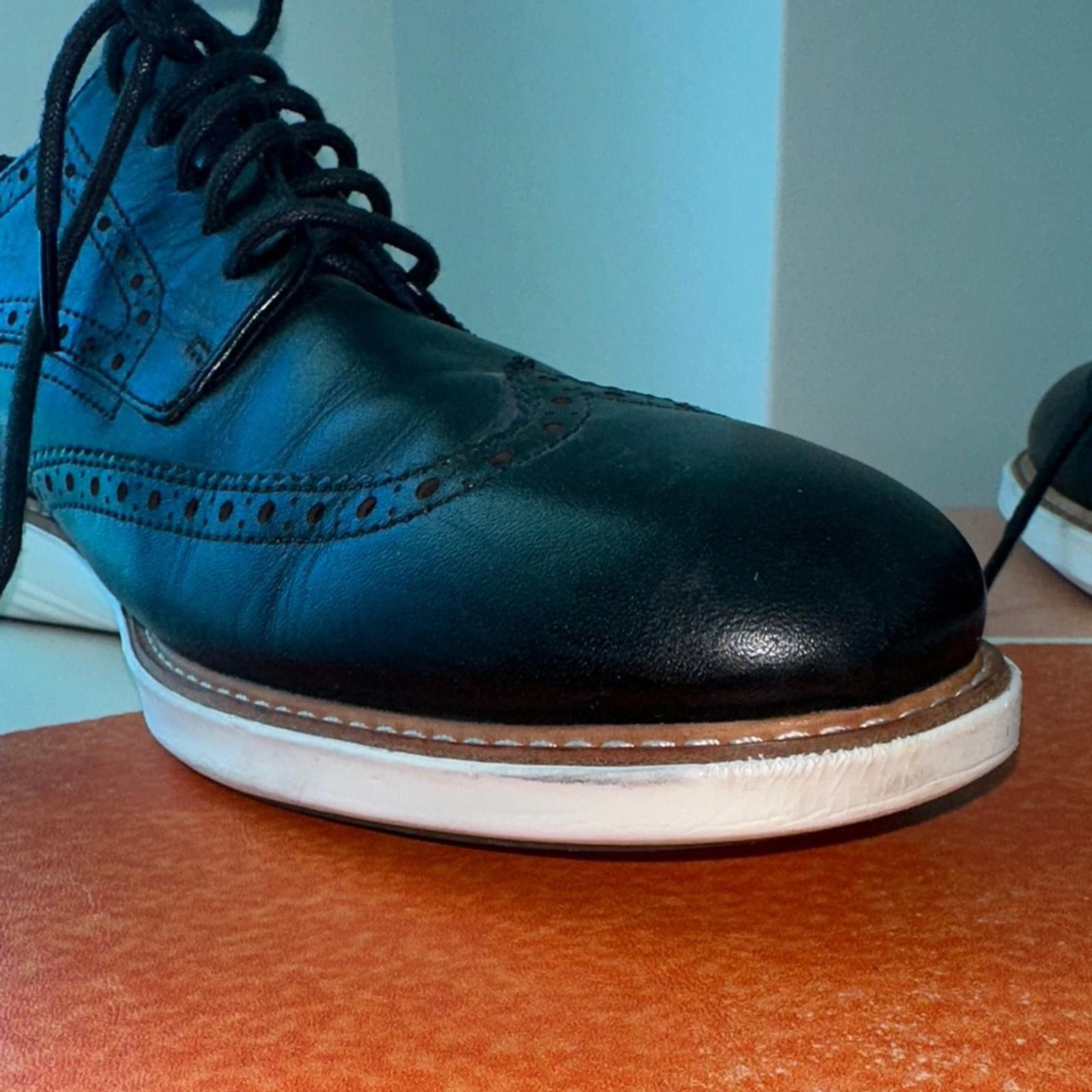 Cole Haan Cole Haan Black Leather Oxford Shoes Size US 10 / EU 43 - 6 Thumbnail