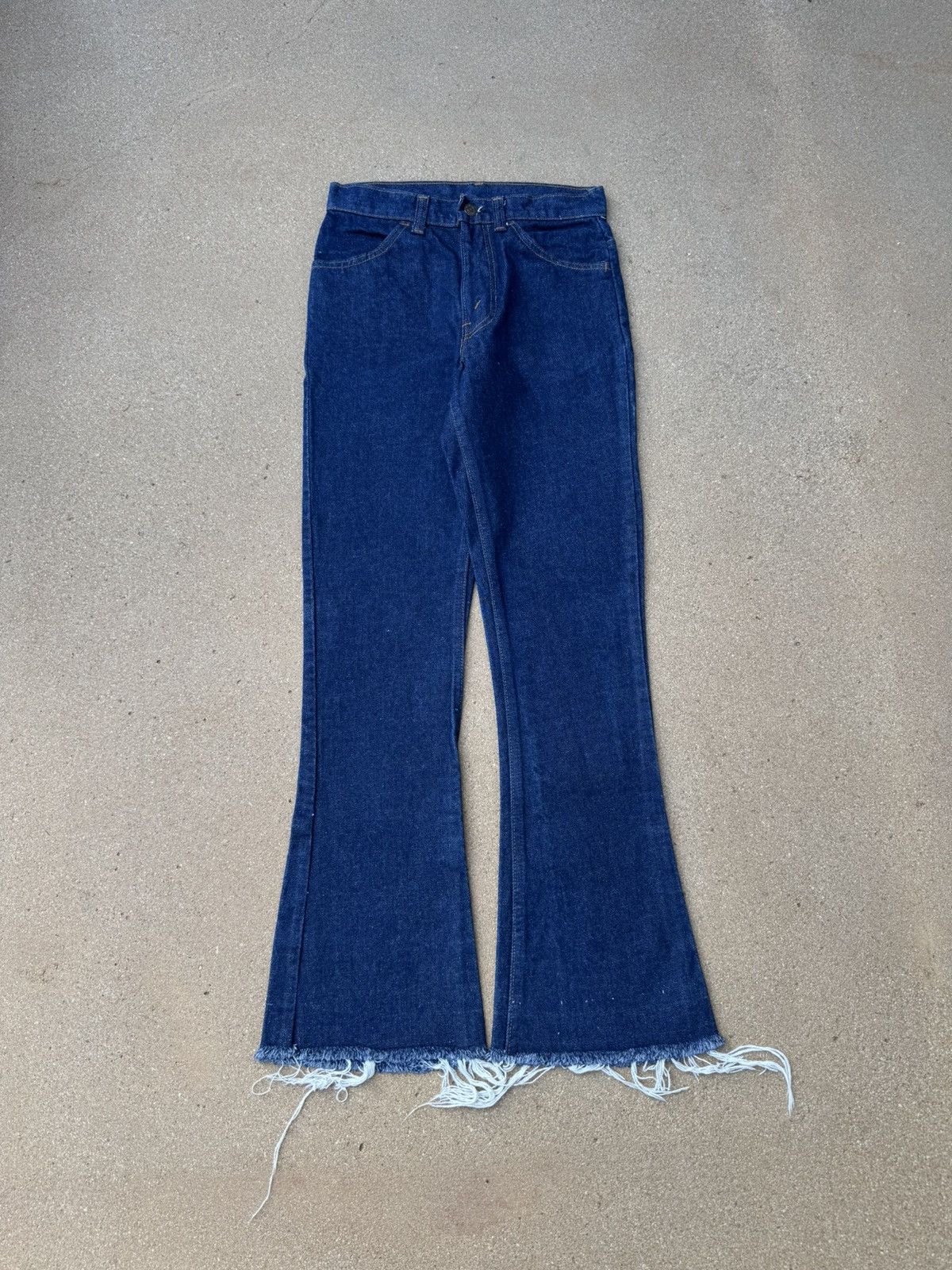 Levi's Vtg 70’s Levi’s 646 Orange Tab Bellbottom Flare Jeans 27x30 Size 27" / US 4 / IT 40 - 1 Thumbnail