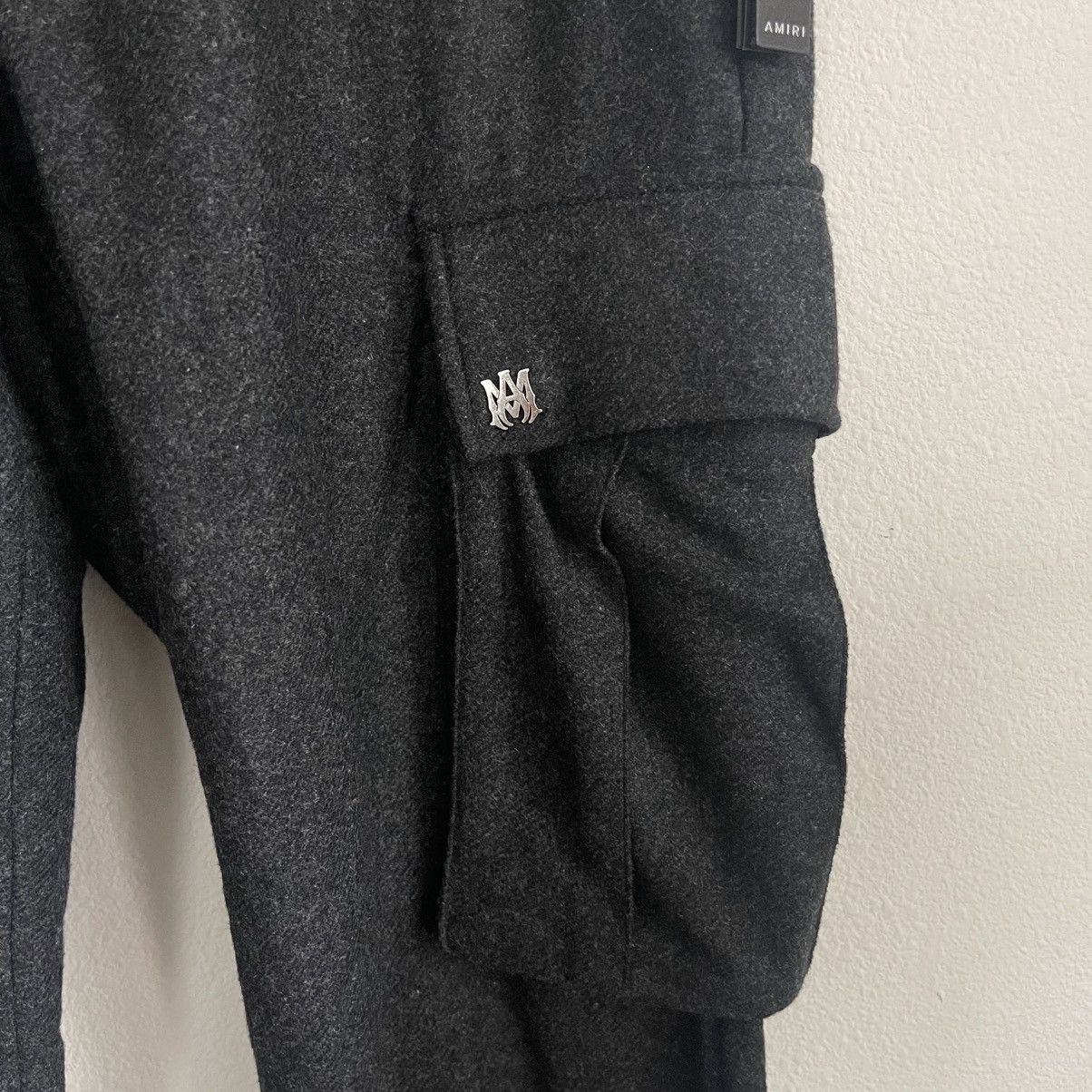 Amiri AMIRI Gray Slim Flared Cargo Pants Size US 30 / EU 46 - 5 Thumbnail