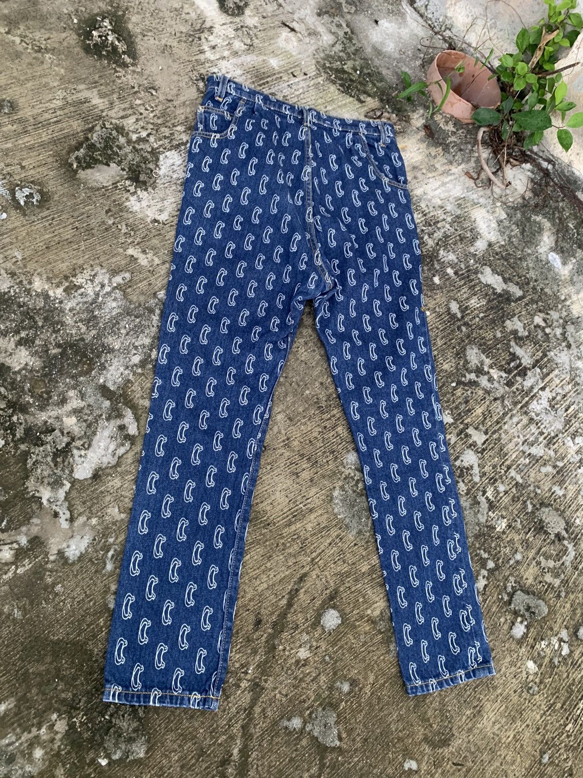 Issey Miyake × mercibeaucoup Mercibeaucoup issey miyake full print jeans Size 28" / US 6 / IT 42 - 13 Thumbnail