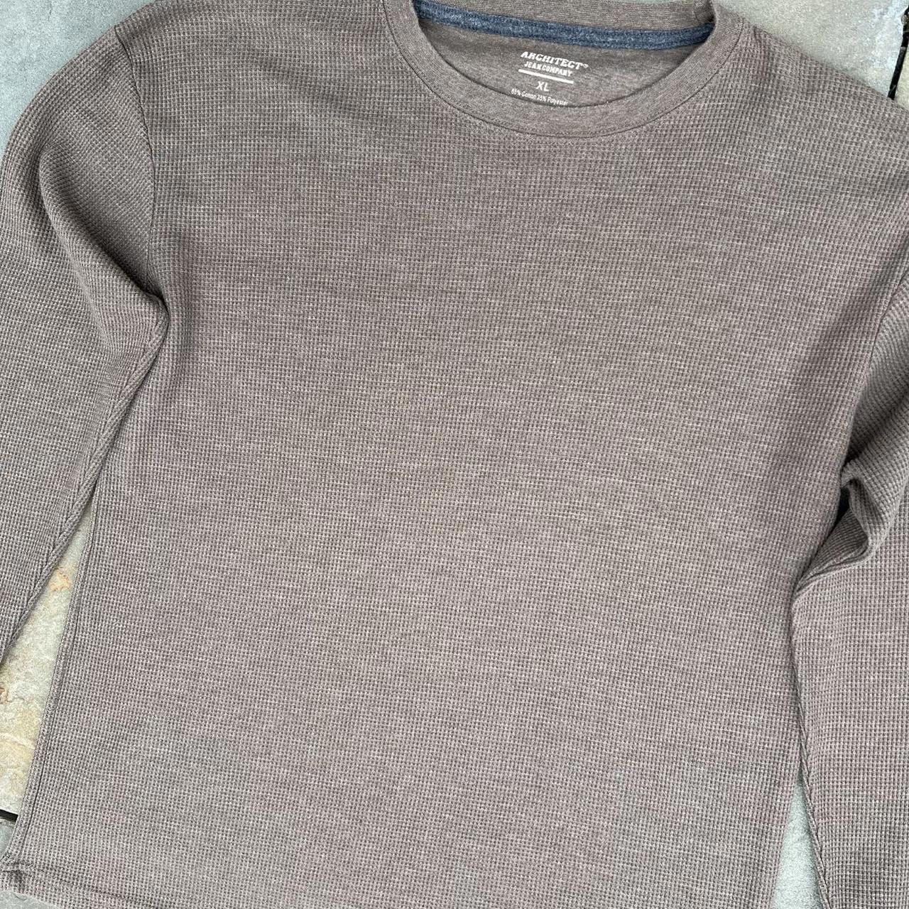 Arizona Jean Co. Y2K Brown Heather Waffle Knit Thermal Size US L / EU 52-54 / 3 - 2 Thumbnail