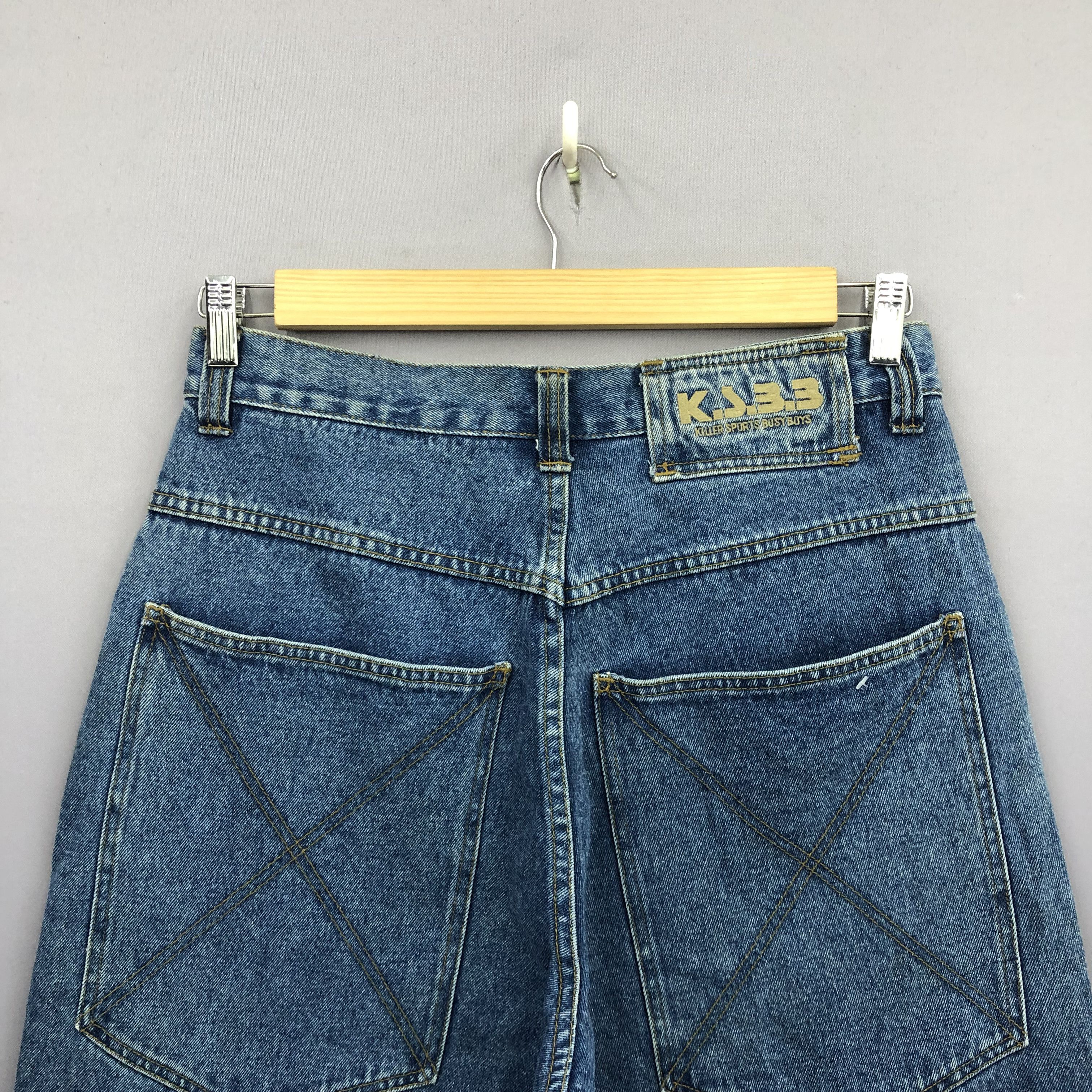 Japanese Brand Crazy Y2K/2000s Japanese Faded Jnco Style Baggy Jeans Denim Size US 32 / EU 48 - 5 Thumbnail