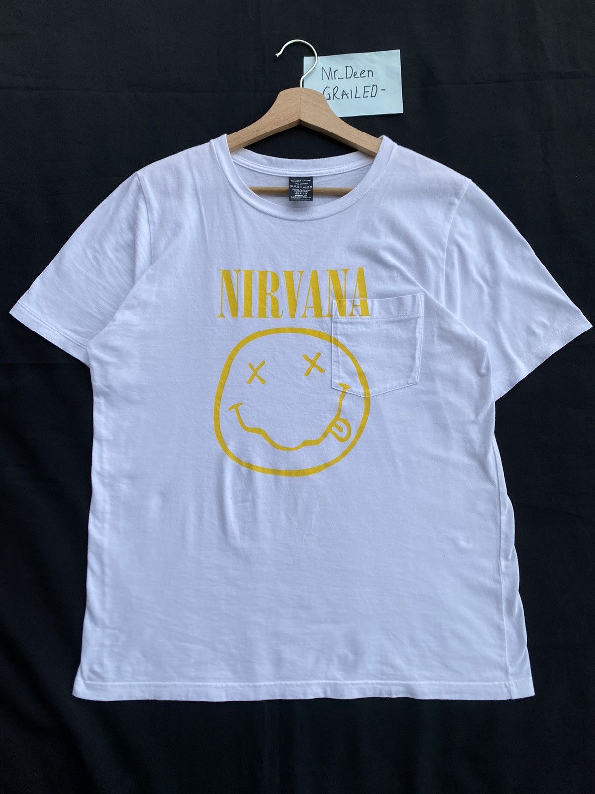 Number (N)ine Rare Number Nine x Nirvana Yellow Smiley Tshirt Size US M / EU 48-50 / 2 - 2 Thumbnail