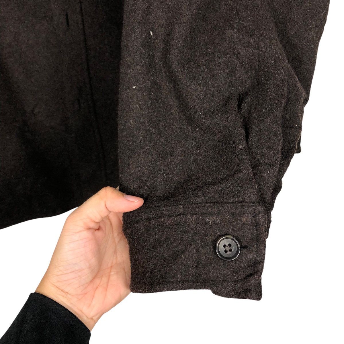 Japanese Brand 📌Vintage Wool Chore Work Jacket Uniqlo Japan Issey Miyake Size US XL / EU 56 / 4 - 16 Thumbnail