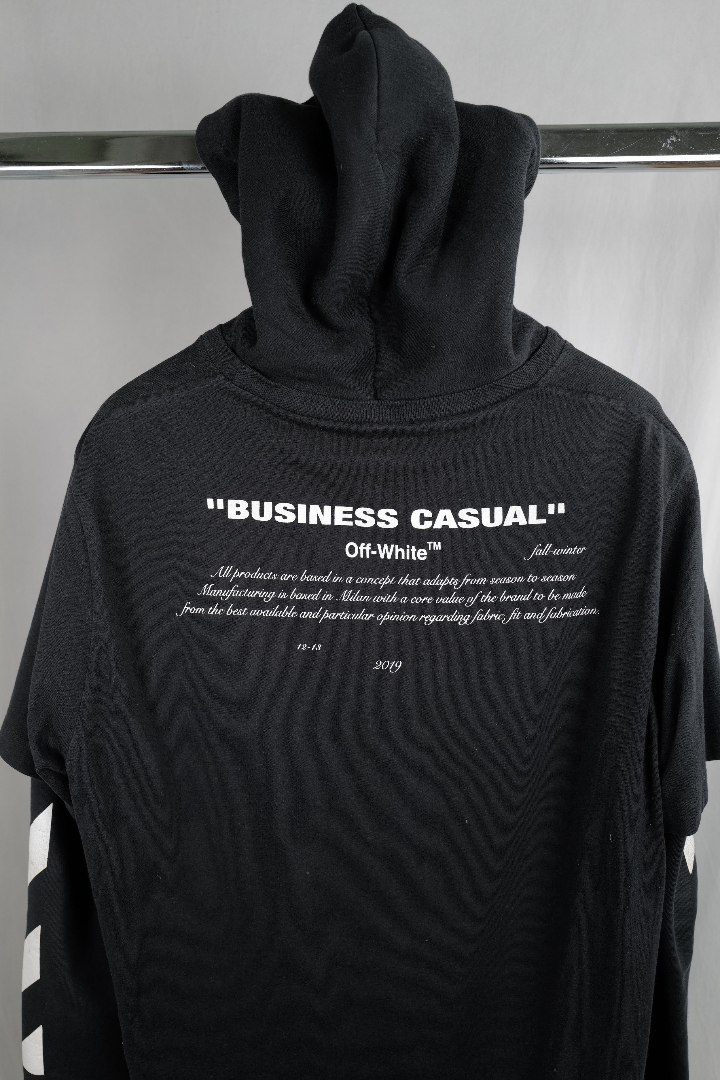 Off-White OFF-WHITE TSHIRT OVER HOODIE Size US L / EU 52-54 / 3 - 8 Thumbnail