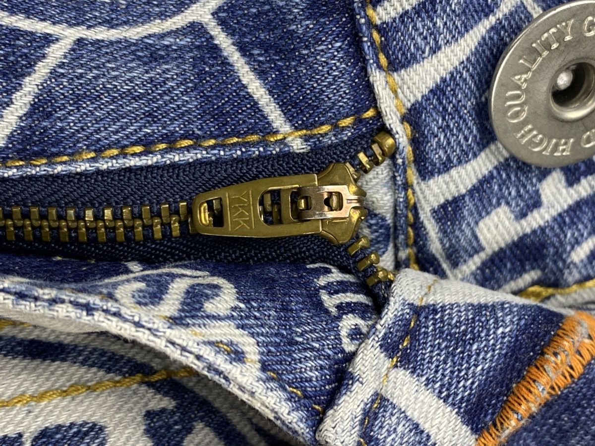 Beauty Beast × If Six Was Nine × Japanese Brand Japanese Surf Girls Oahu Northshore Fullprinted Denim Size 31" - 7 Thumbnail