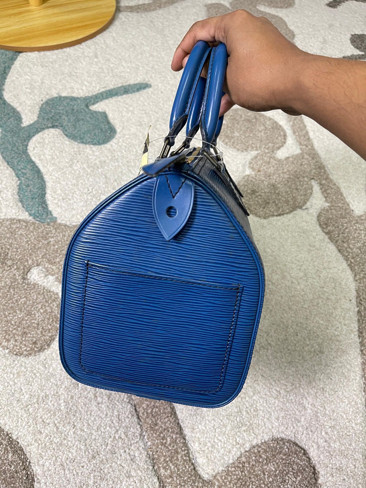 Louis Vuitton Louis vuitton speedy 25 blue epi leather Size ONE SIZE - 4 Thumbnail
