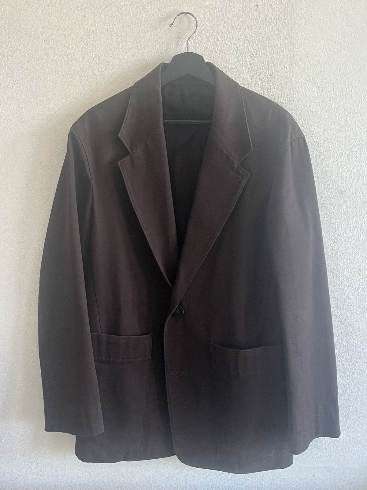 Studio Nicholson Conde jacket - peached cotton espresso Size US S / EU 44-46 / 1 - 1 Thumbnail
