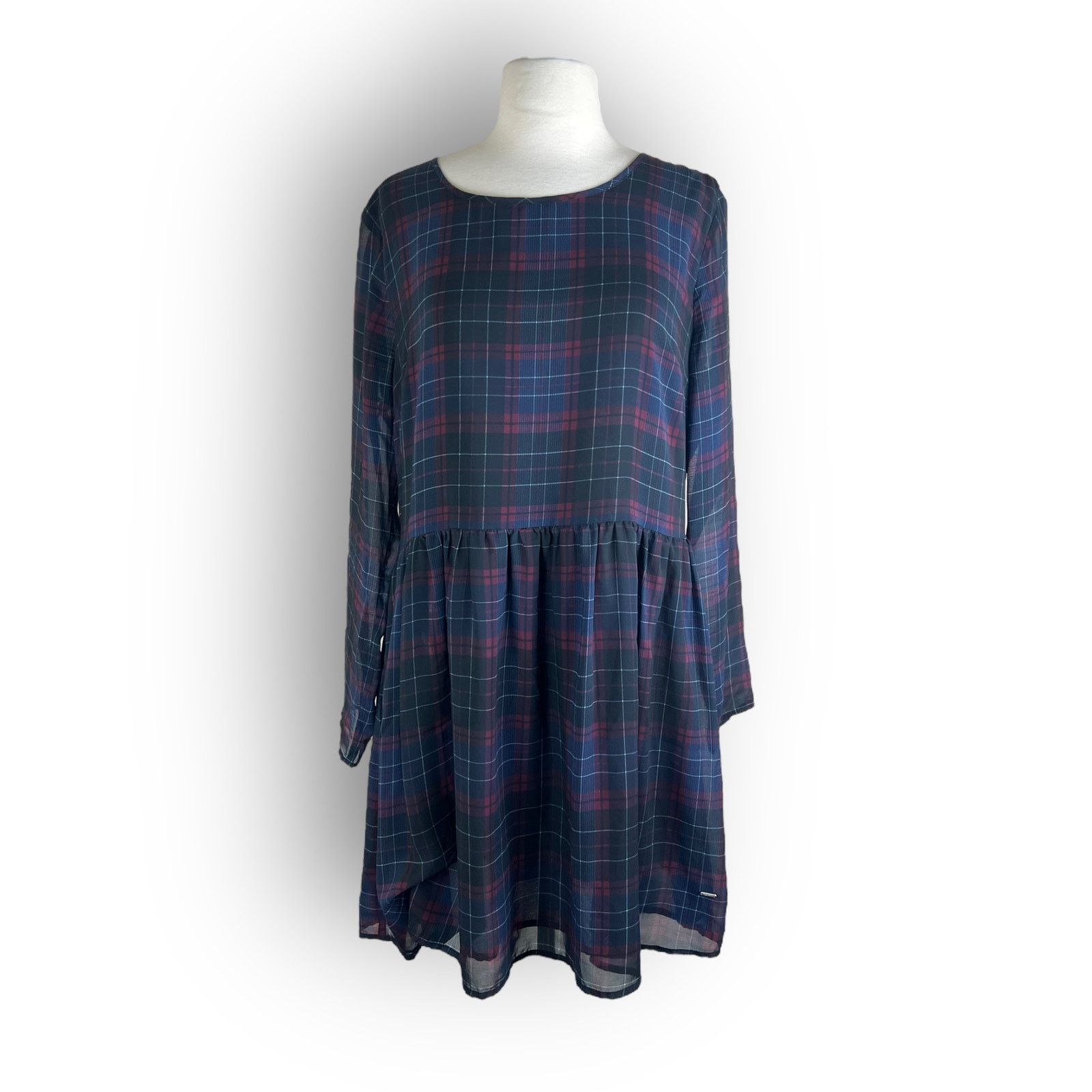 Pepe Jeans Pepe Jeans | Bloom Retro Tartan Plaid Babydall Dress Size L / US 10 / IT 46 - 7 Thumbnail
