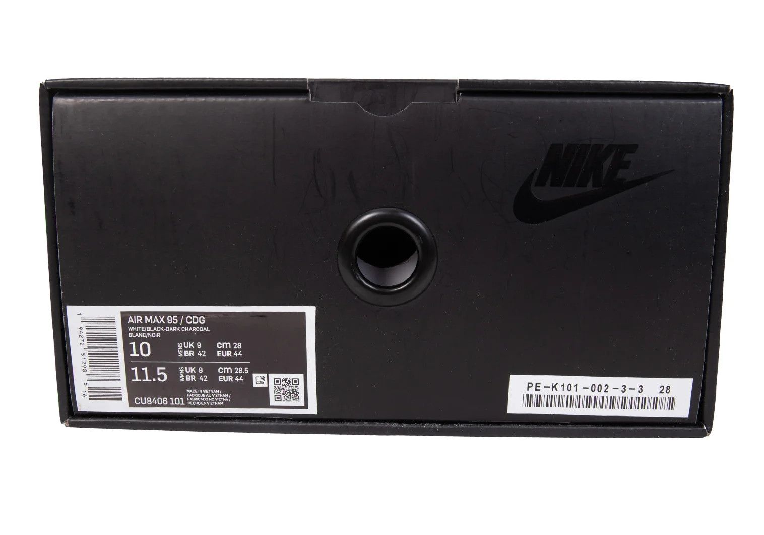 Comme des Garcons Homme Plus Nike Air Max 95 Sneakers in Gray and Black Size 28 Size US 12 / EU 45 - 16 Thumbnail