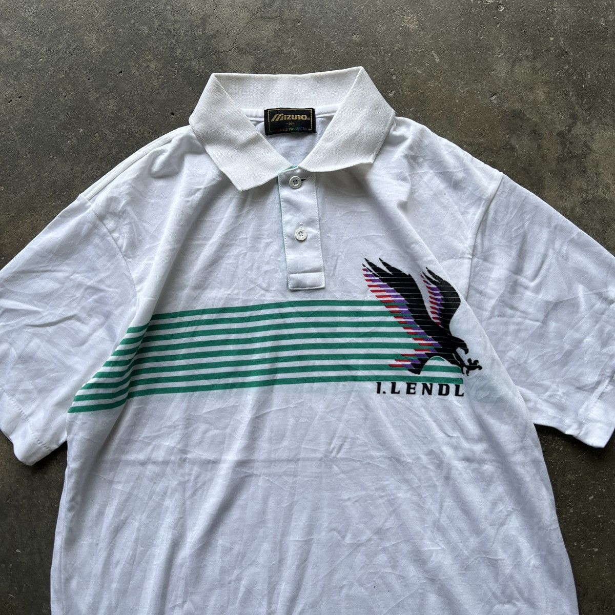 Mizuno 🔥 Rare Vintage Ivan Lendl Mizuno Polos Size US M / EU 48-50 / 2 - 7 Thumbnail