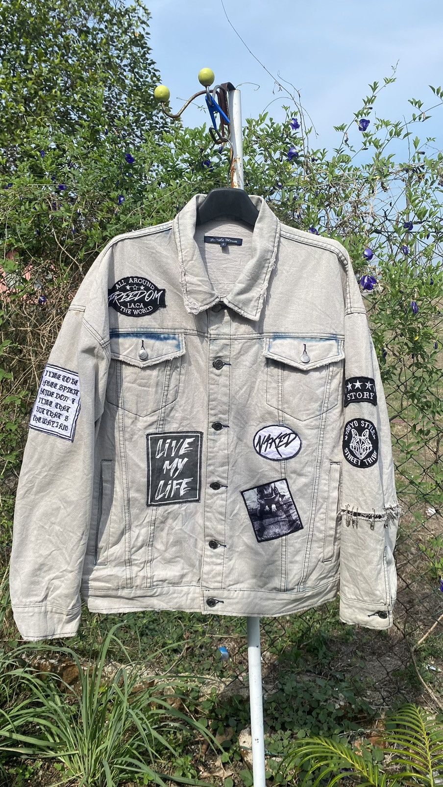 Japanese Brand Jungle Storm The Jolly Joker Tokyo Style Denim Jacket Size US L / EU 52-54 / 3 - 2 Thumbnail