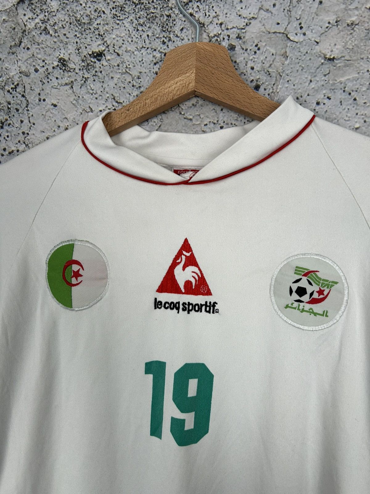Vintage Vintage Algieria FIFA Soccer Jersey Rare Football 90s Sport Size US L / EU 52-54 / 3 - 4 Thumbnail