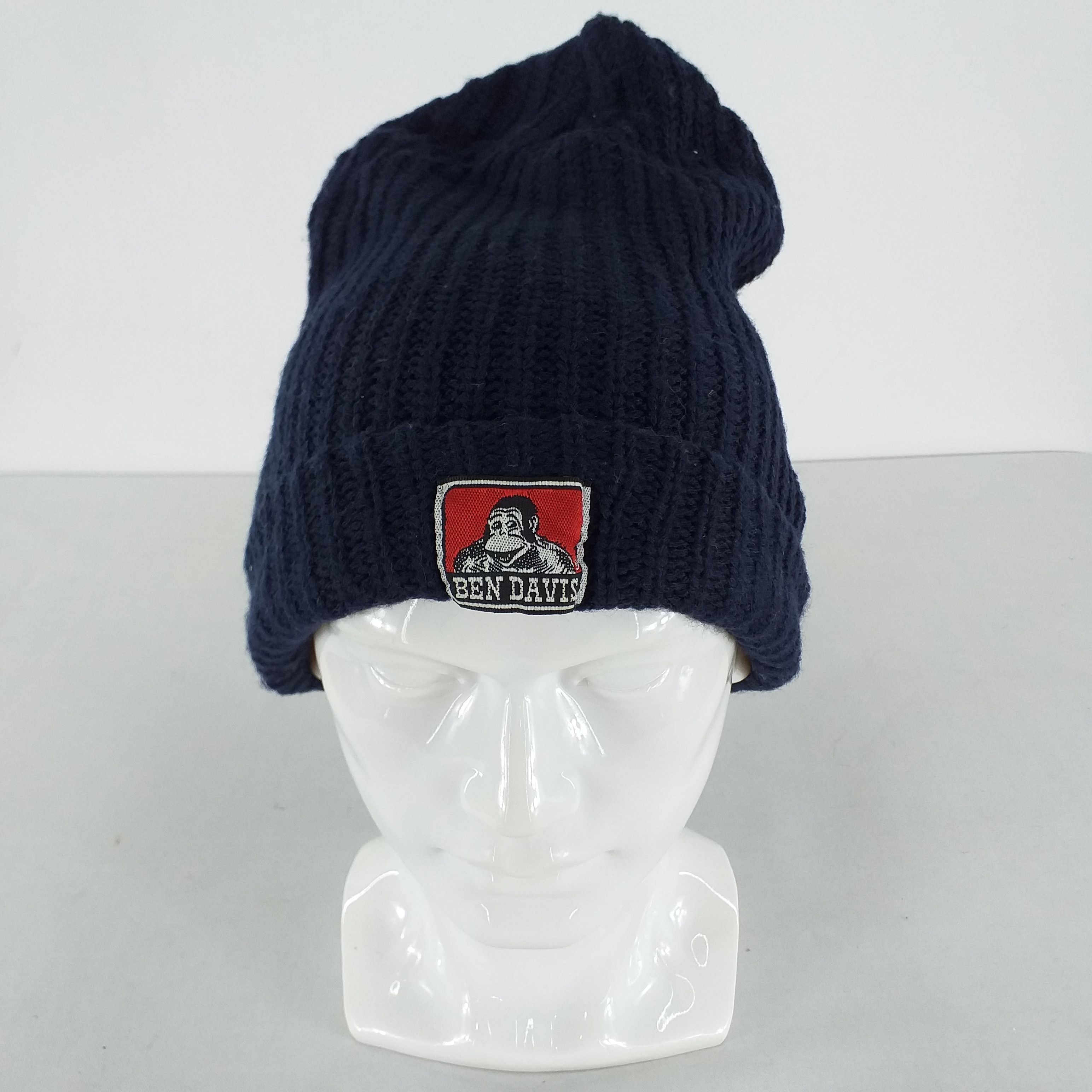 Ben Davis Ben Davis Logo Embroidery Snow Cap Hat Beanie -BN268 Size ONE SIZE - 1 Thumbnail