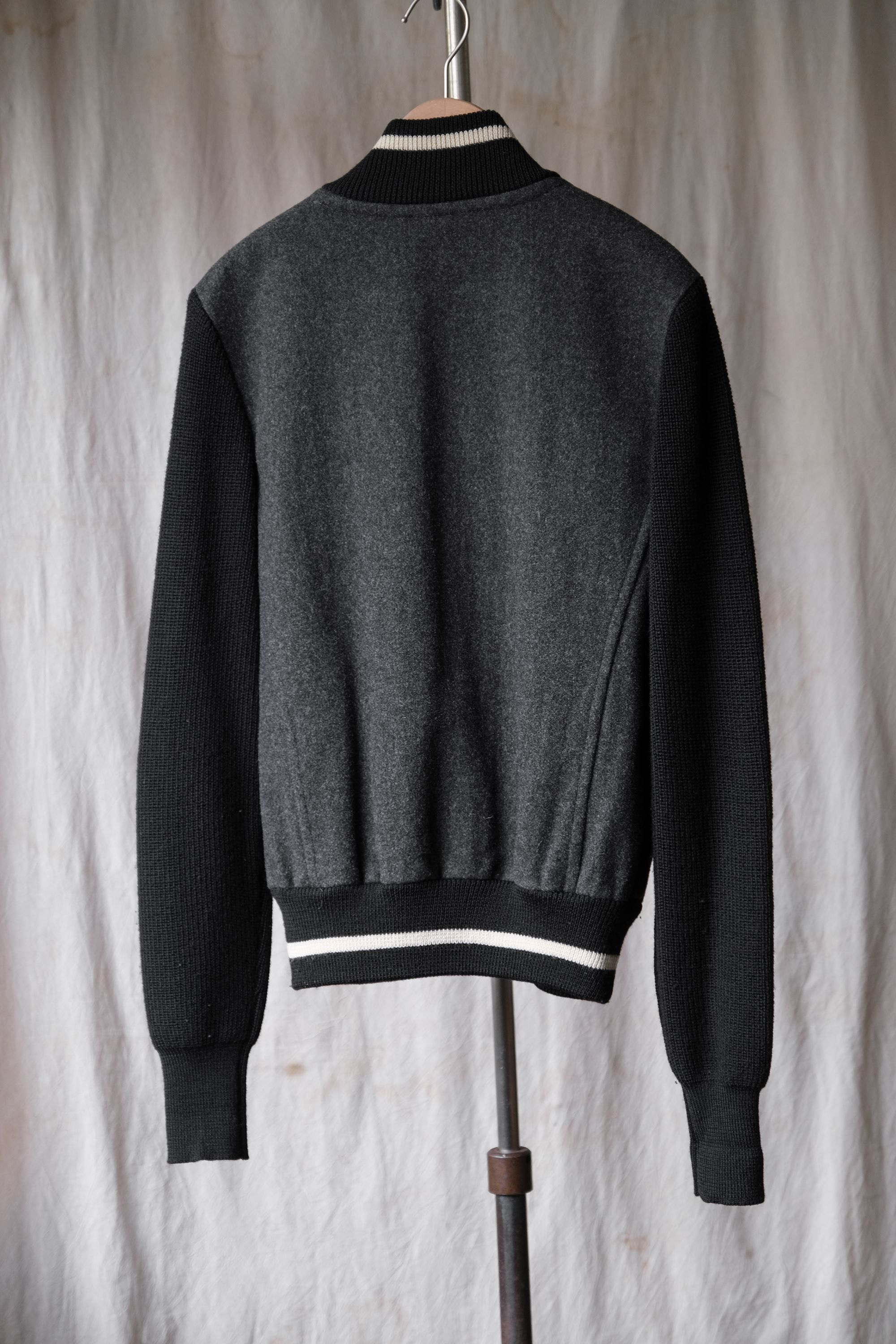Jil Sander JIL SANDER 2000’s Wool Varsity Jacket riri Zipper Size S / US 4 / IT 40 - 6 Thumbnail