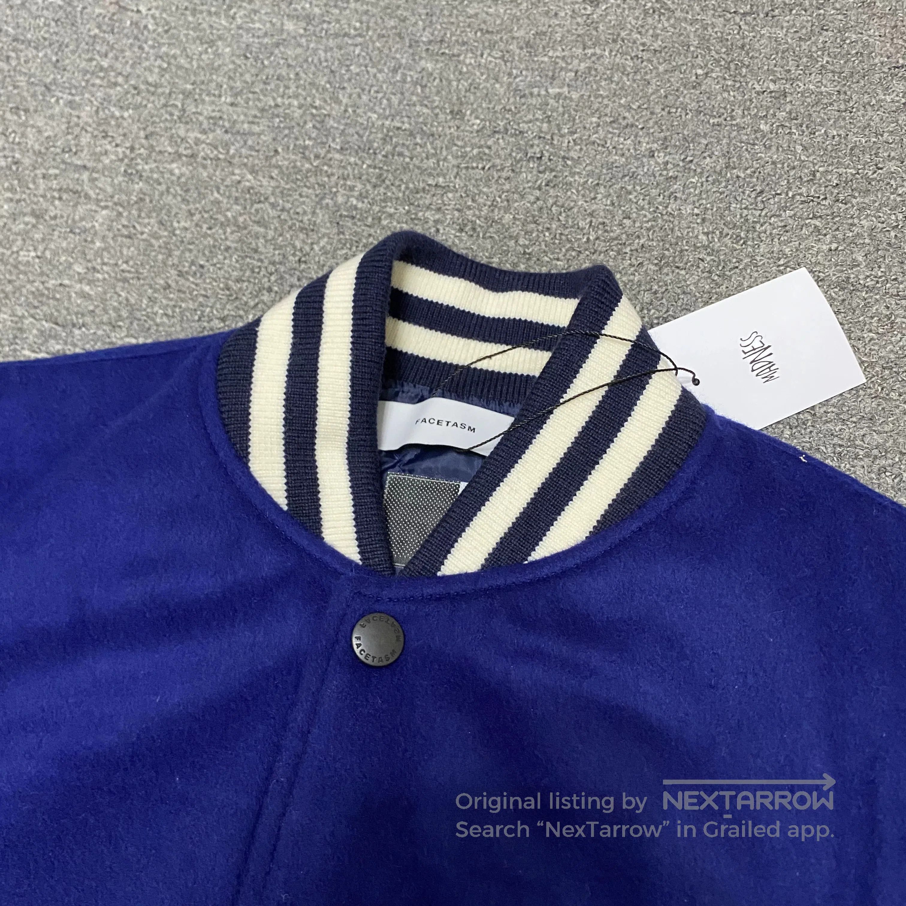 Madness MADNESS FACETASM Wool Baseball Jacket. Size US S / EU 44-46 / 1 - 4 Thumbnail