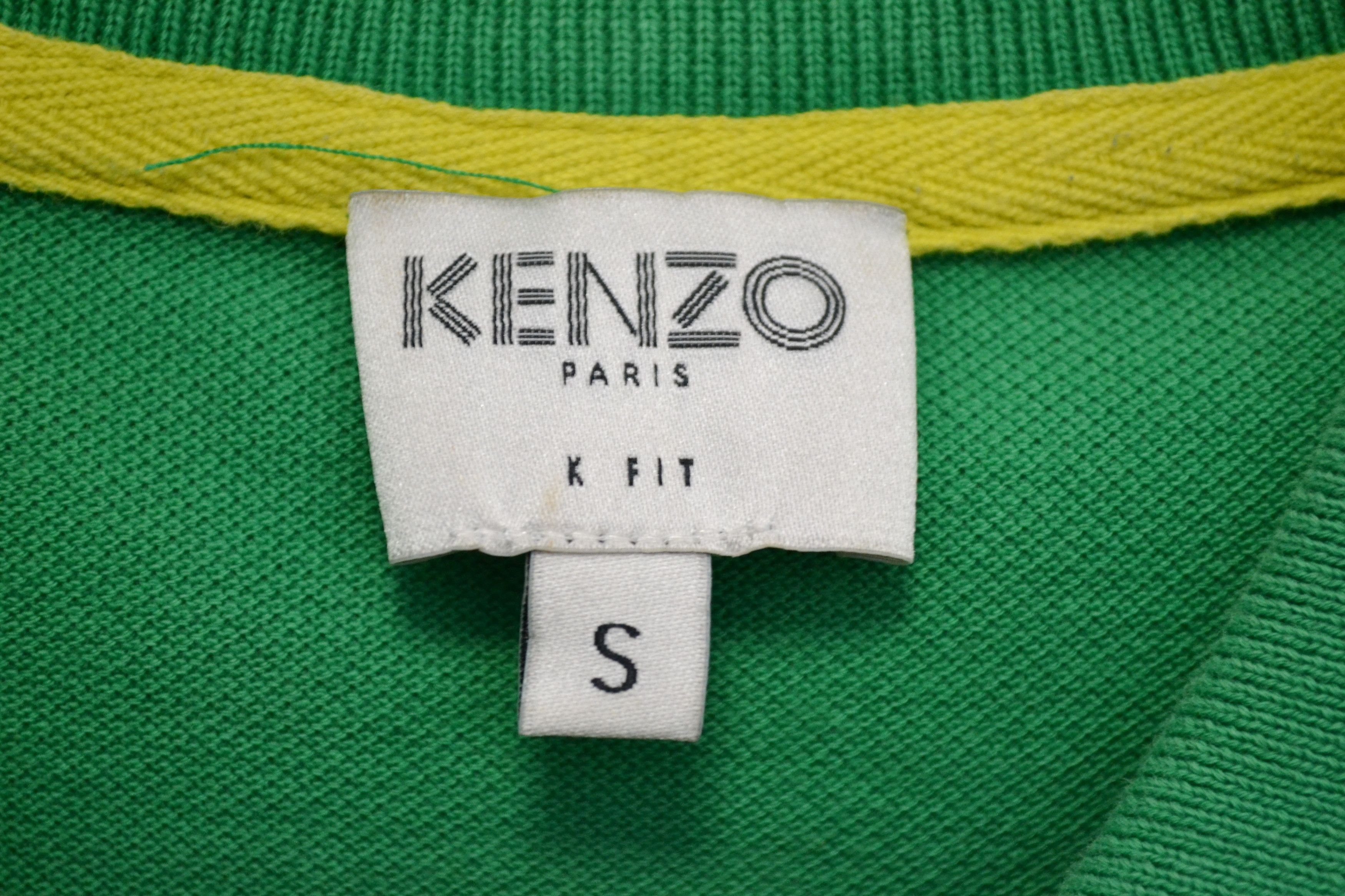 Kenzo Kenzo Paris Men’s Green Polo Shirt Size S Size US S / EU 44-46 / 1 - 5 Thumbnail
