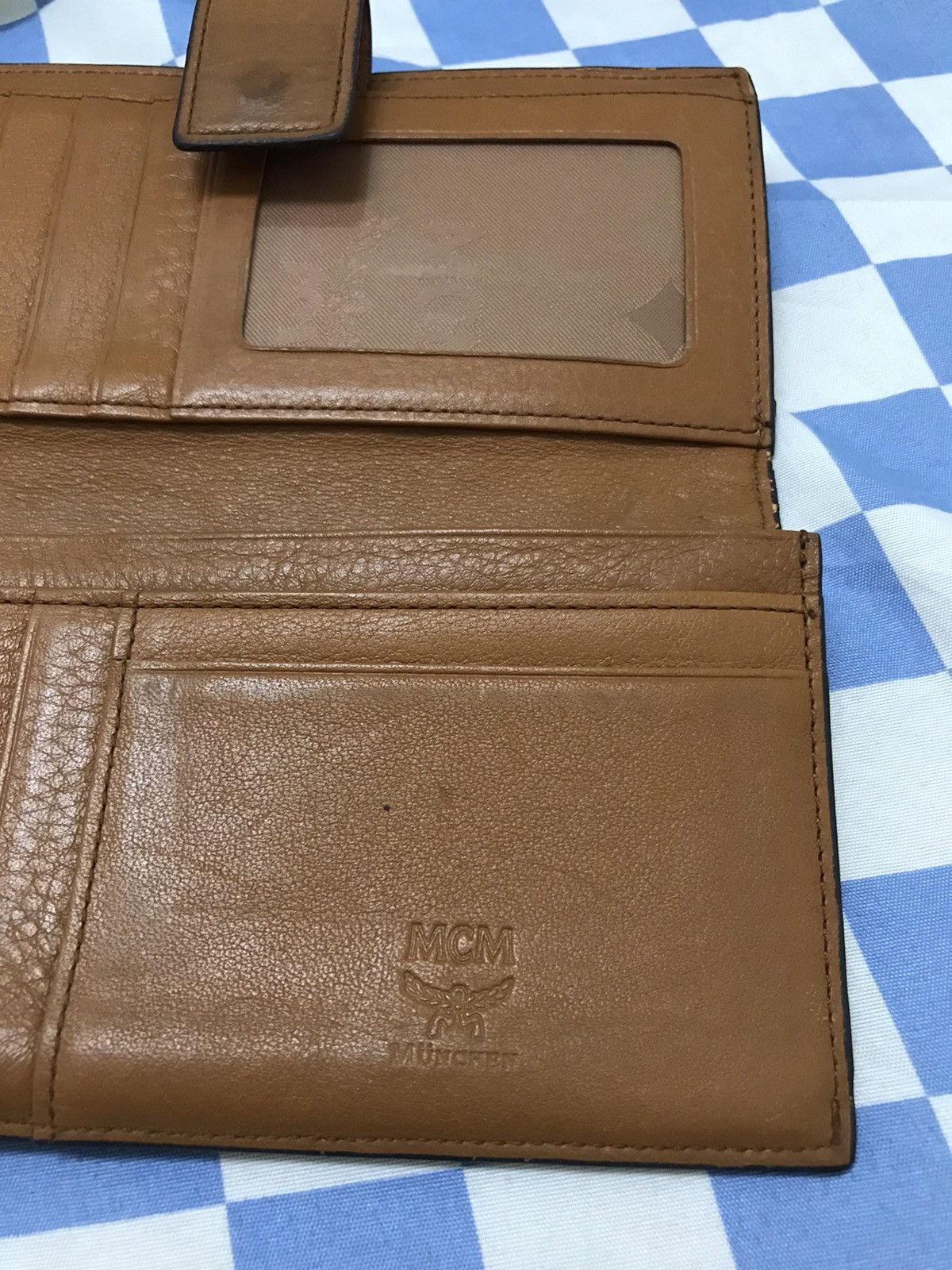MCM MCM Leather Monogram Long Wallet Size ONE SIZE - 9 Thumbnail